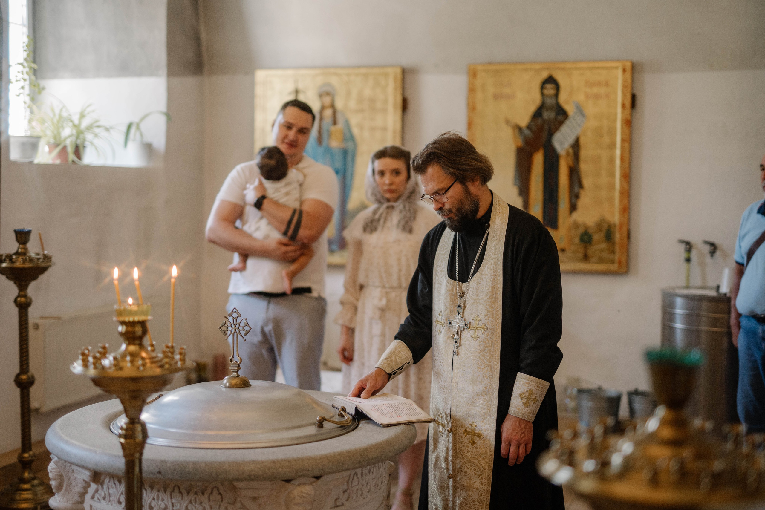 Крещение Мирона. Свадебный и семейный фотограф в Калуге Анна Киреева