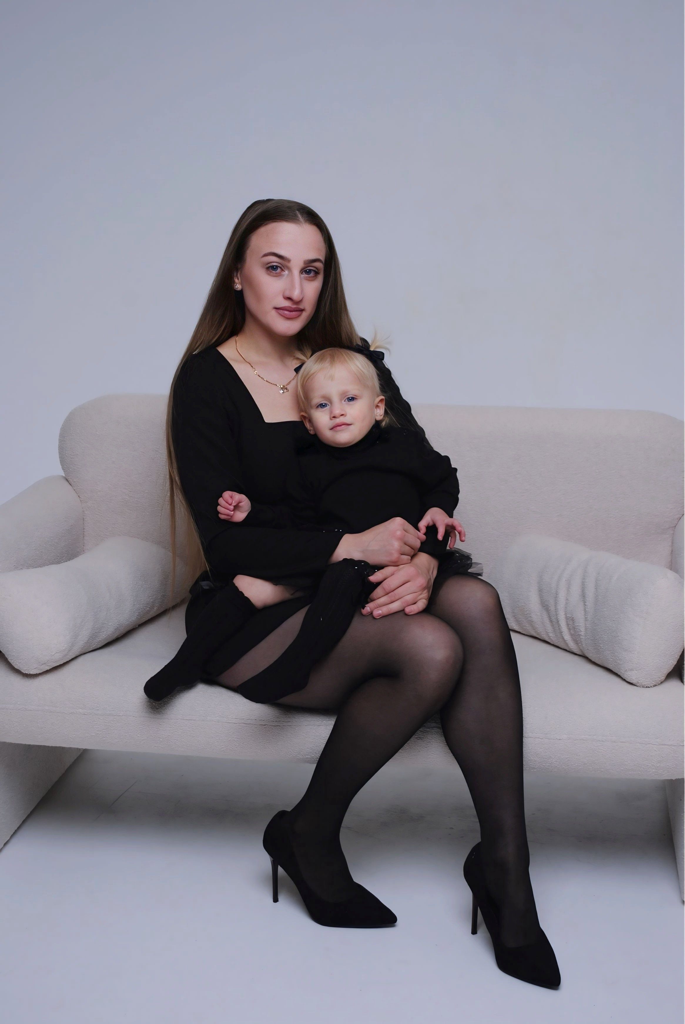 Настя и семья. Фотограф Мария Мусаелян