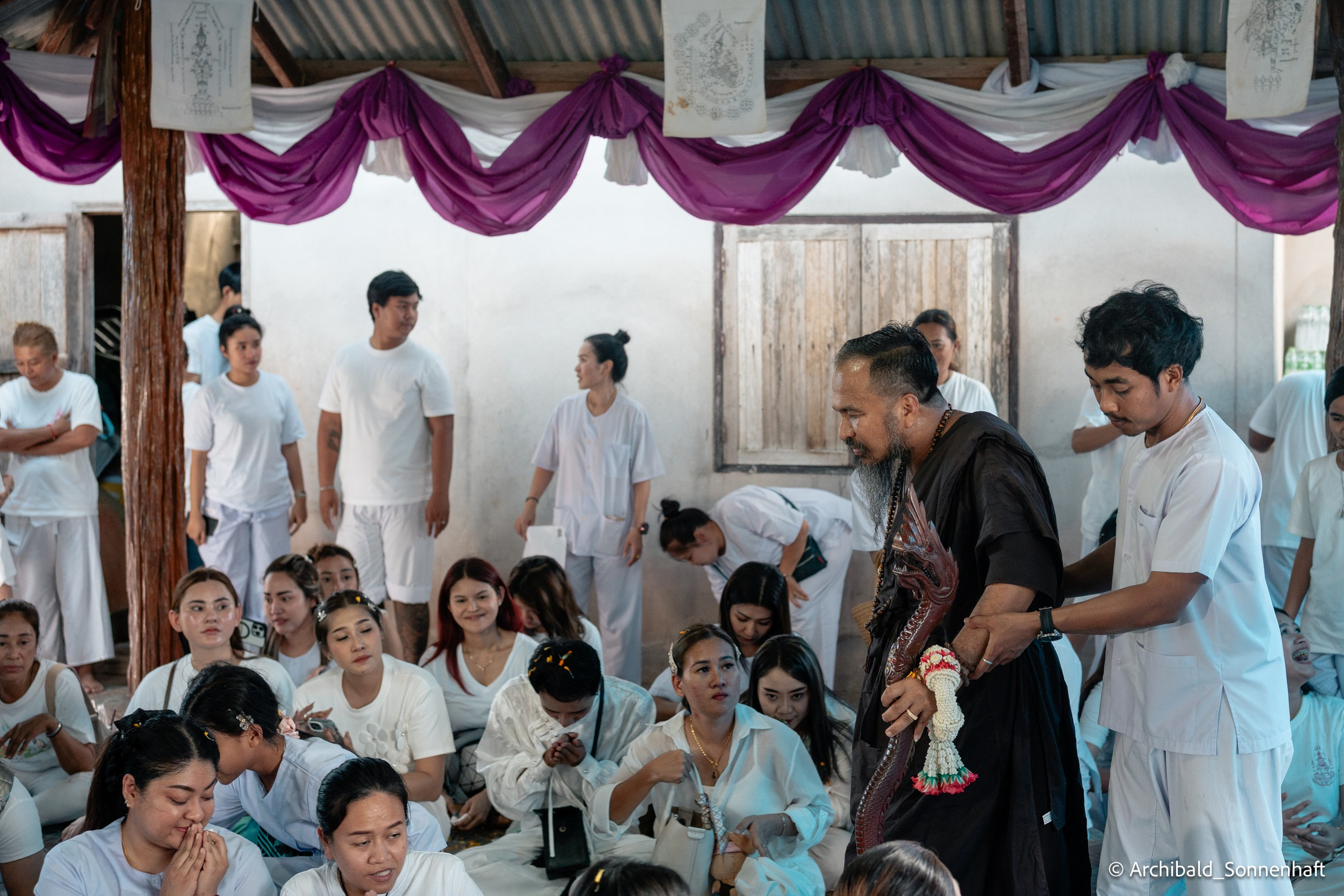 Thai monk. Photographer in Guangzhou, China. Archibald Sonnenhaft