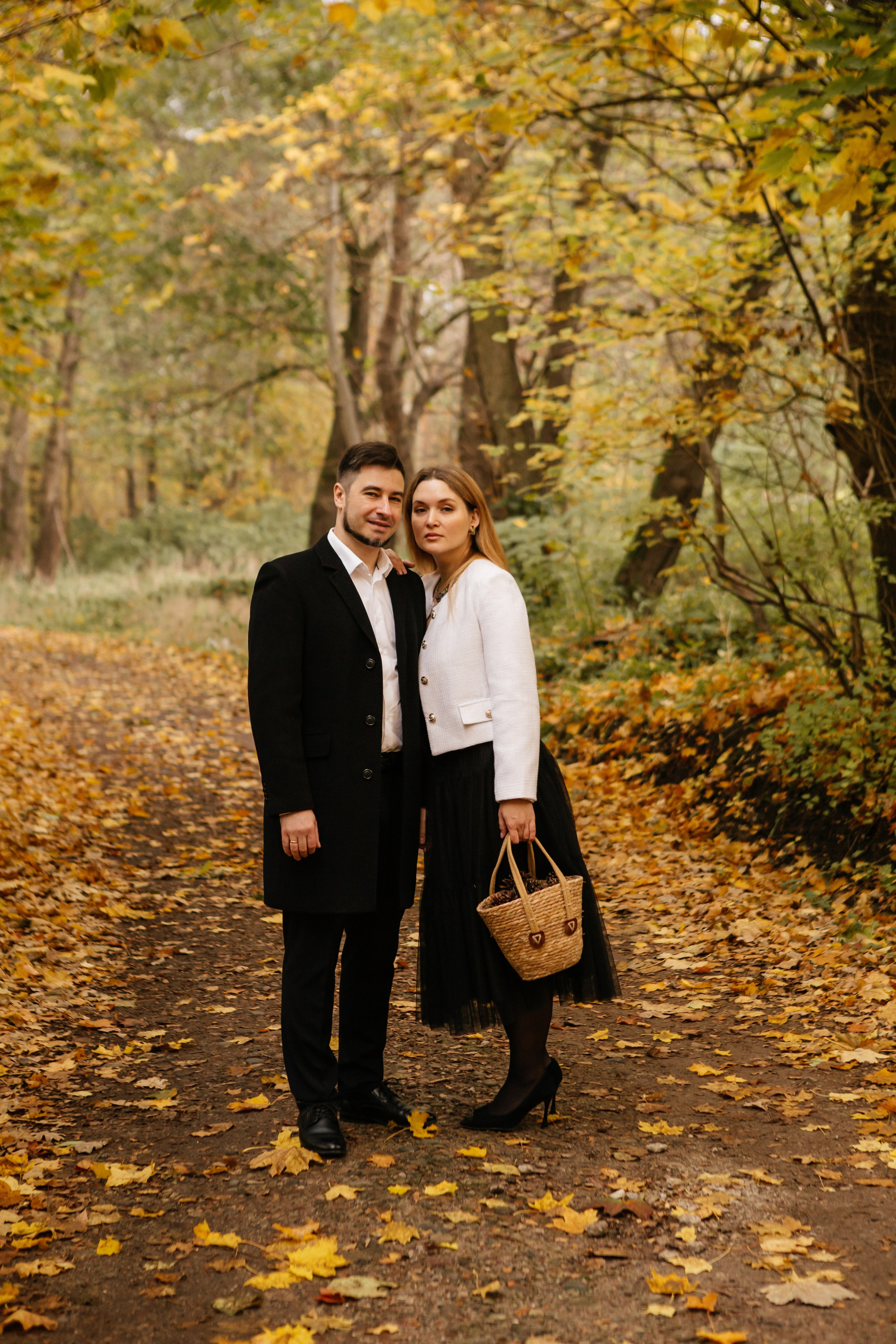 Марта, Евгений и Тая. Осенняя прогулка. Семейный фотограф в Калининграде Анастасия Юрина