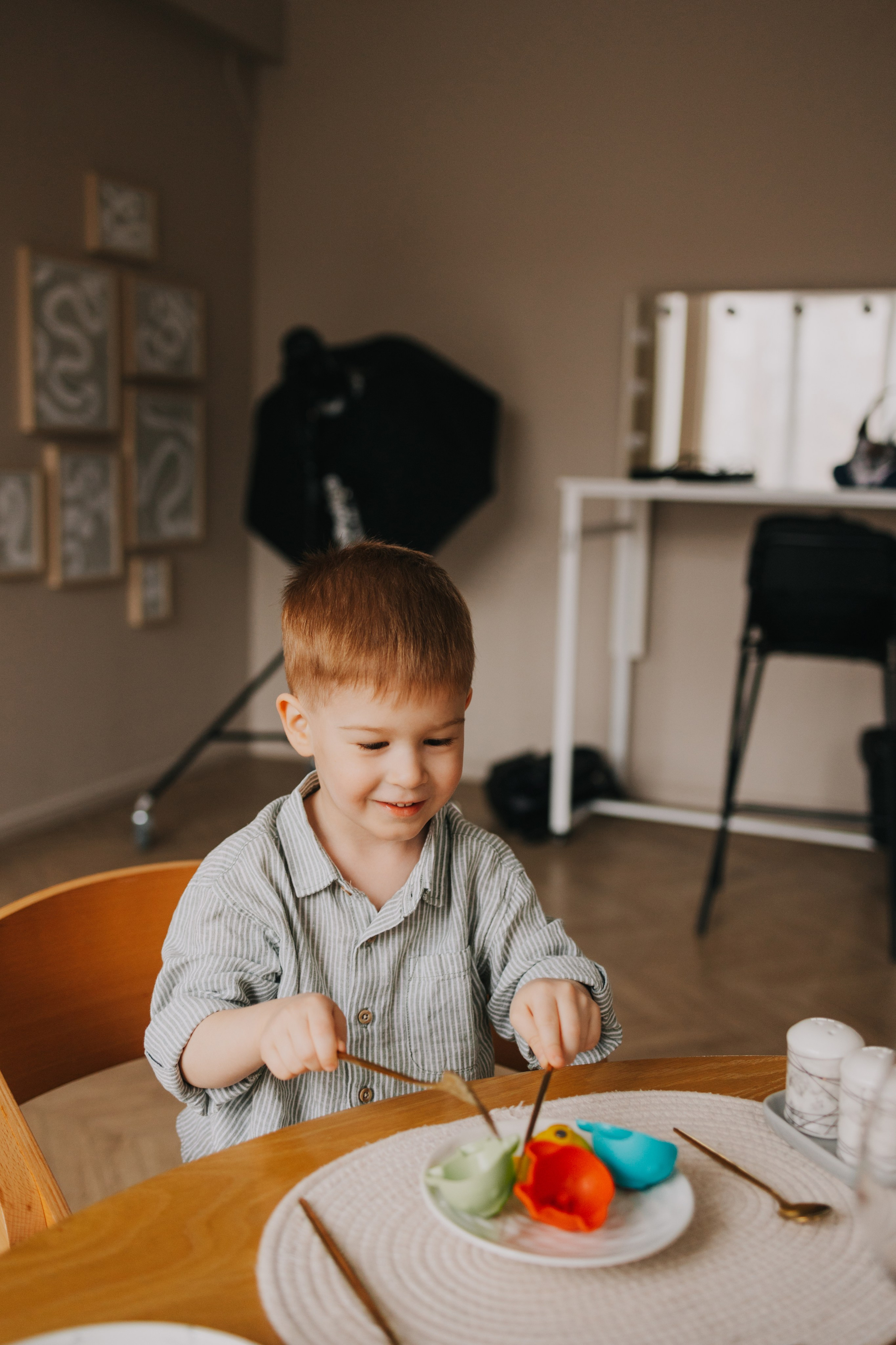 Большая семья. Домашняя фотосессия