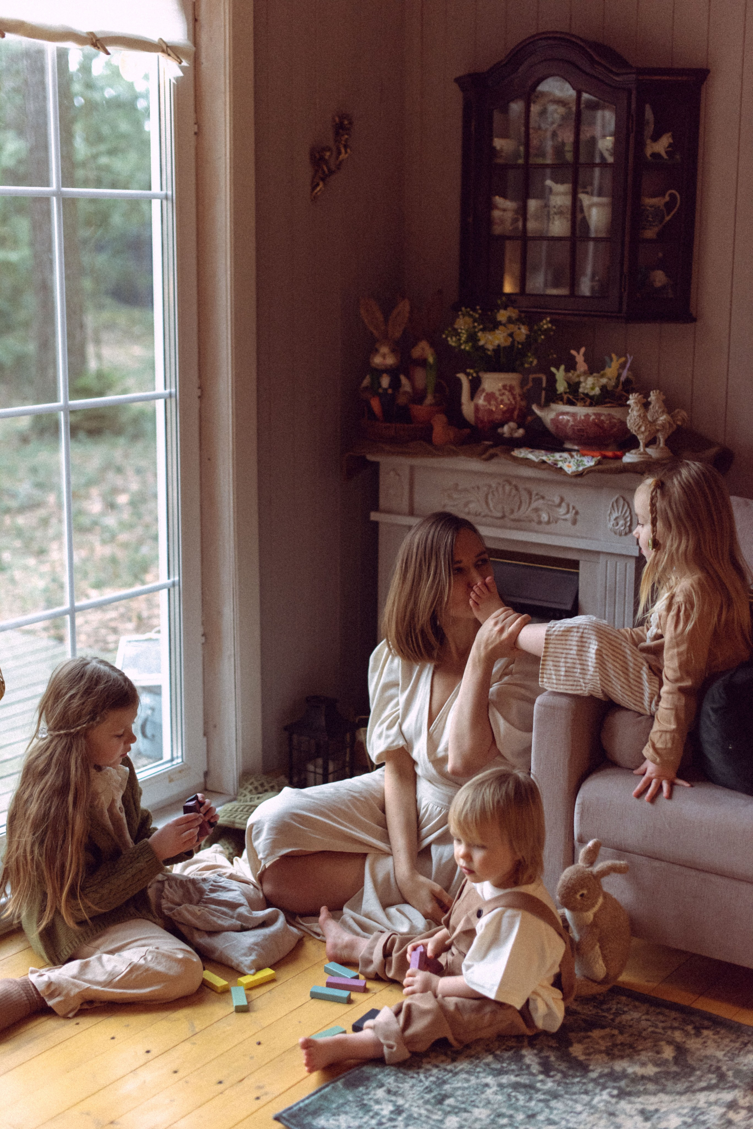 Даша с детками. Женский фотограф в Москве и МО