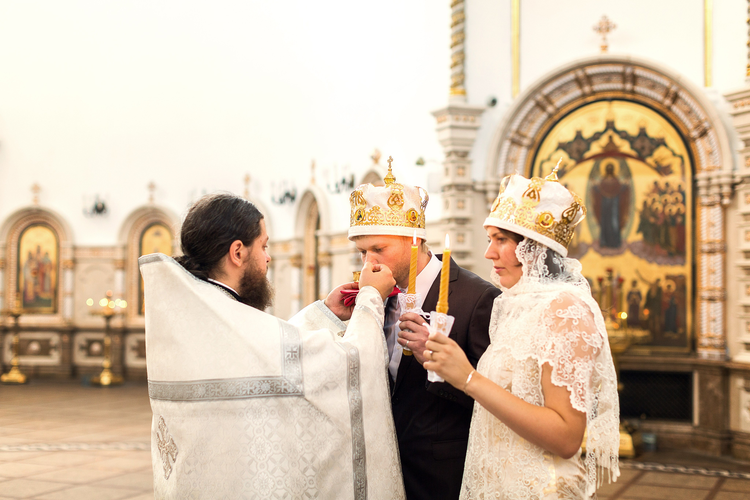 Венчание Светланы и Алексея. Фотограф на Крещение, семейный фотограф в Москве