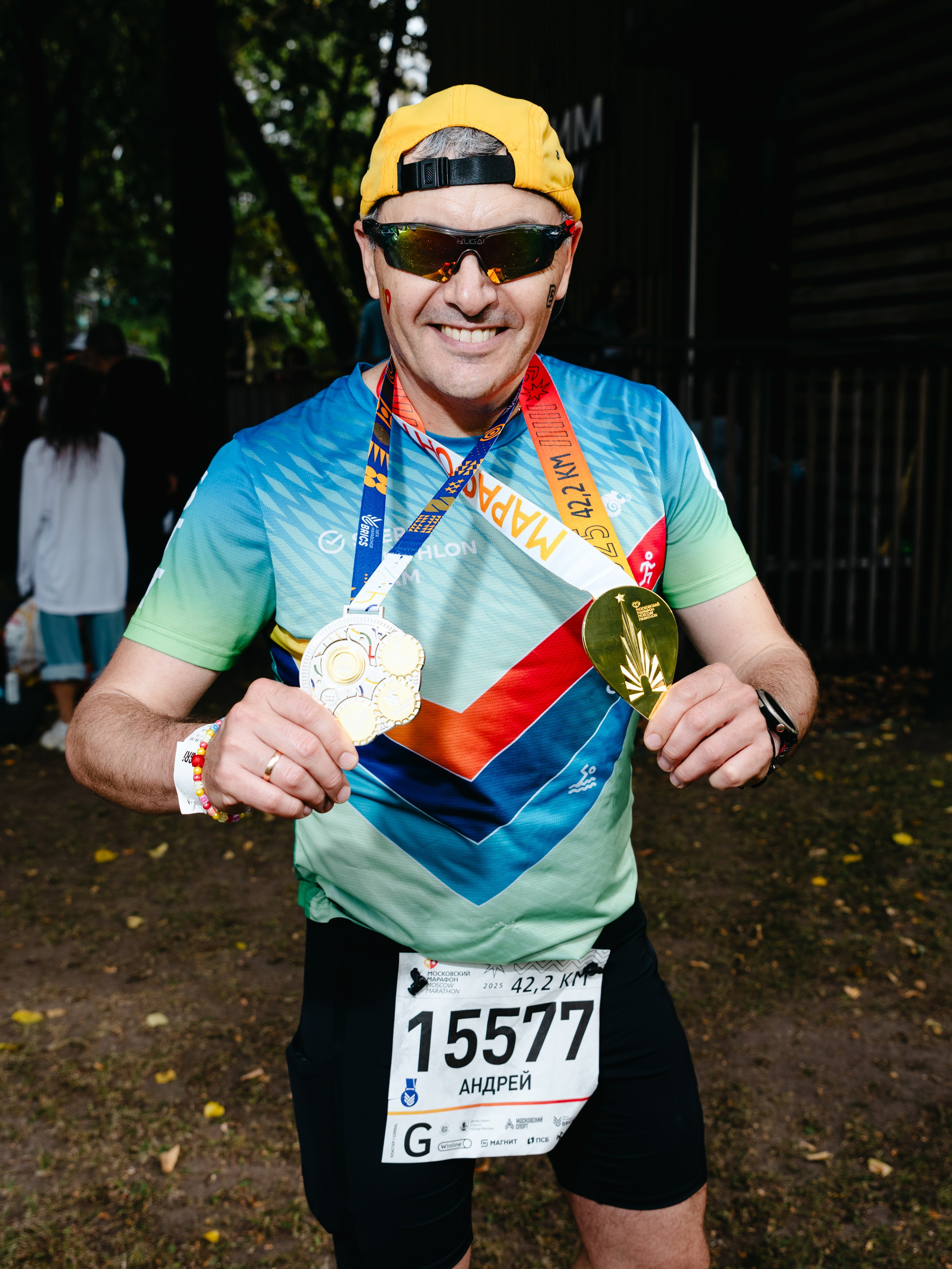 УRF на Московском Марафоне. Фотограф Иван Косарев