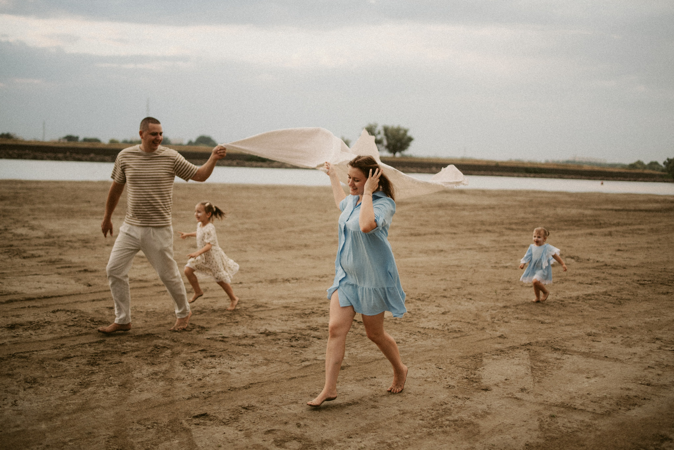 Под дождем. Семейный фотограф в Краснодаре