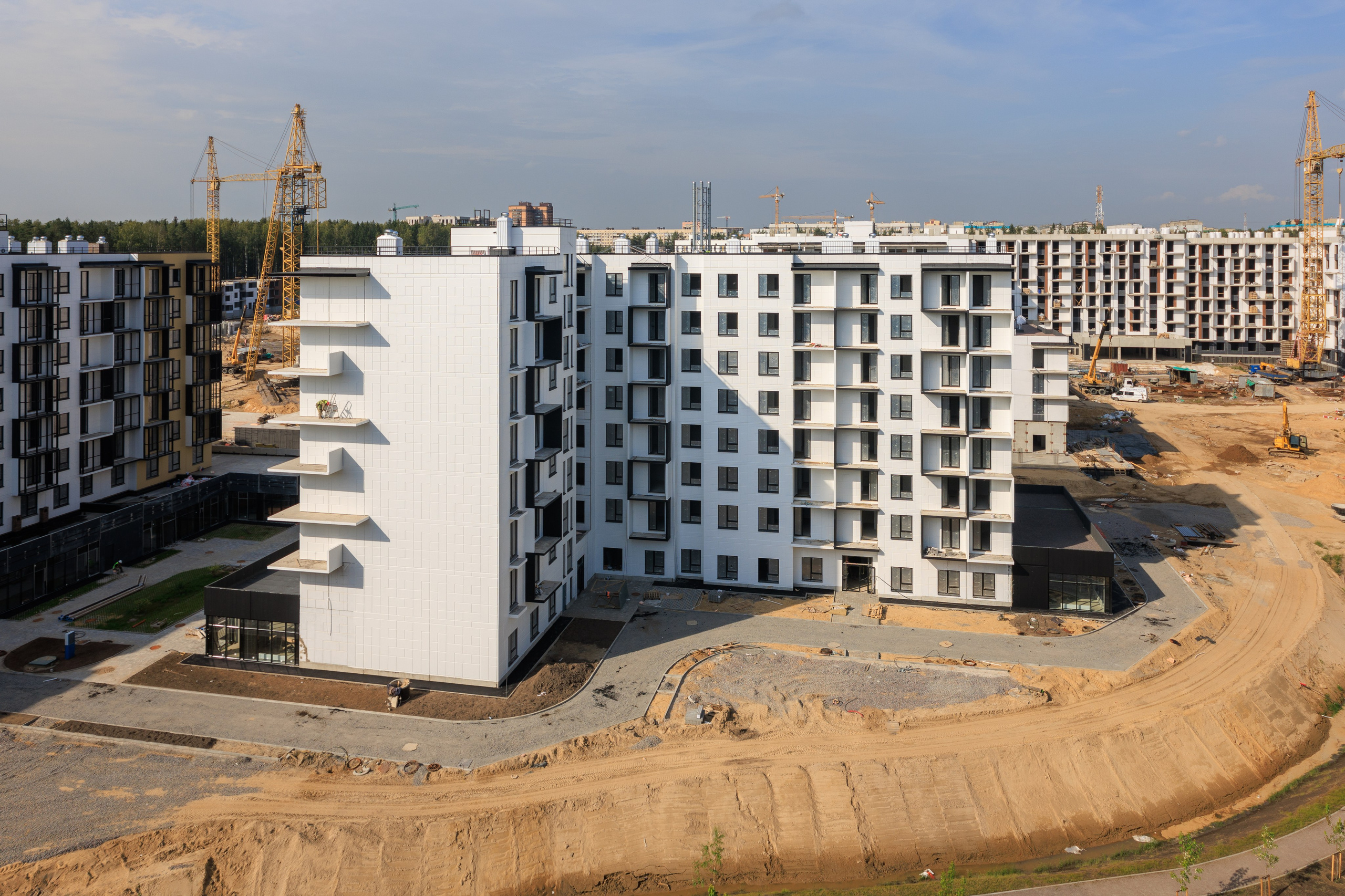 Архитектурная и репортажная фотосъёмка для застройщика