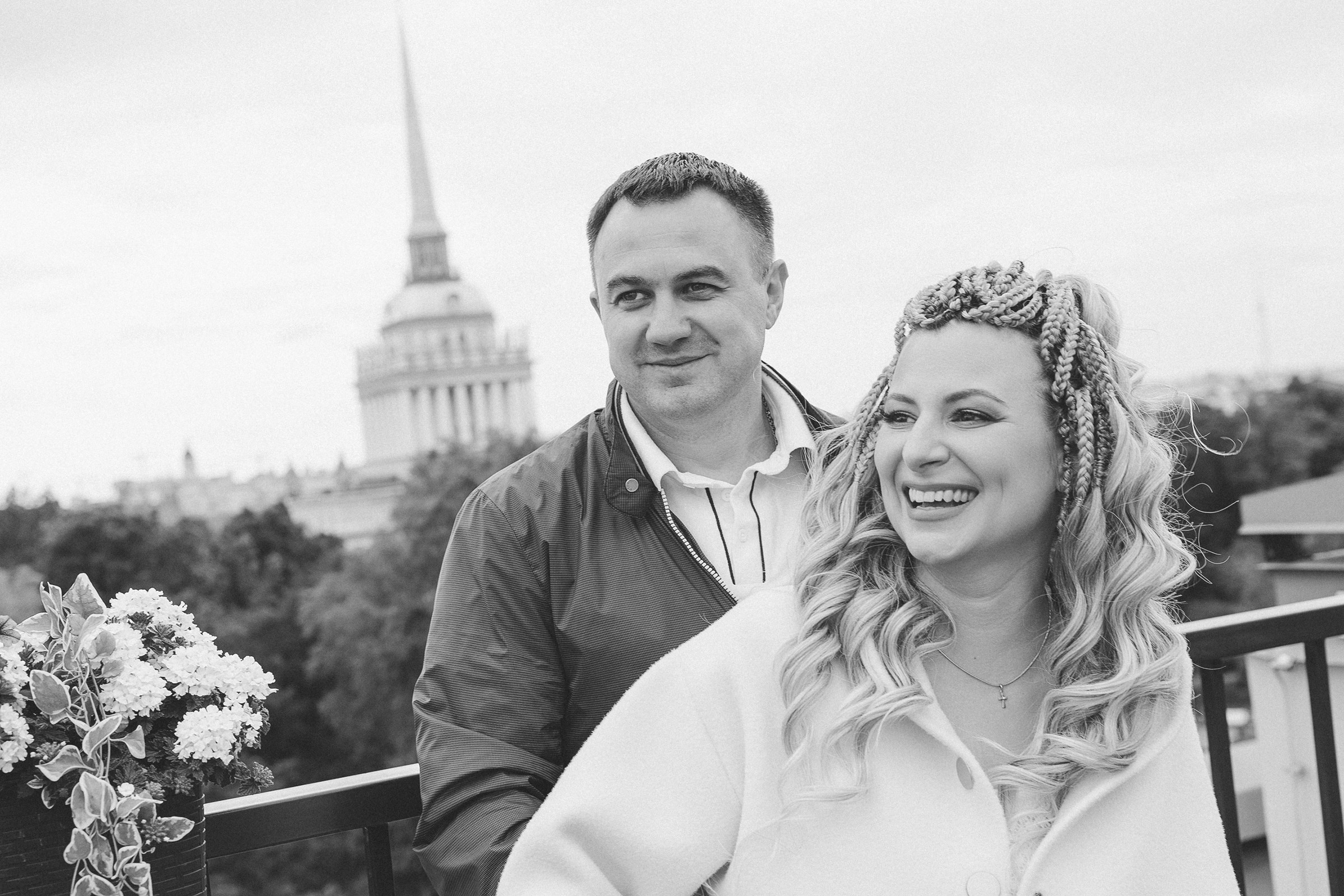 На крыше в самом сердце города Санкт-Петербург. Фотограф в Санкт-Петербурге Александра Рябинина-Шрейбер (pharsh_photographer)