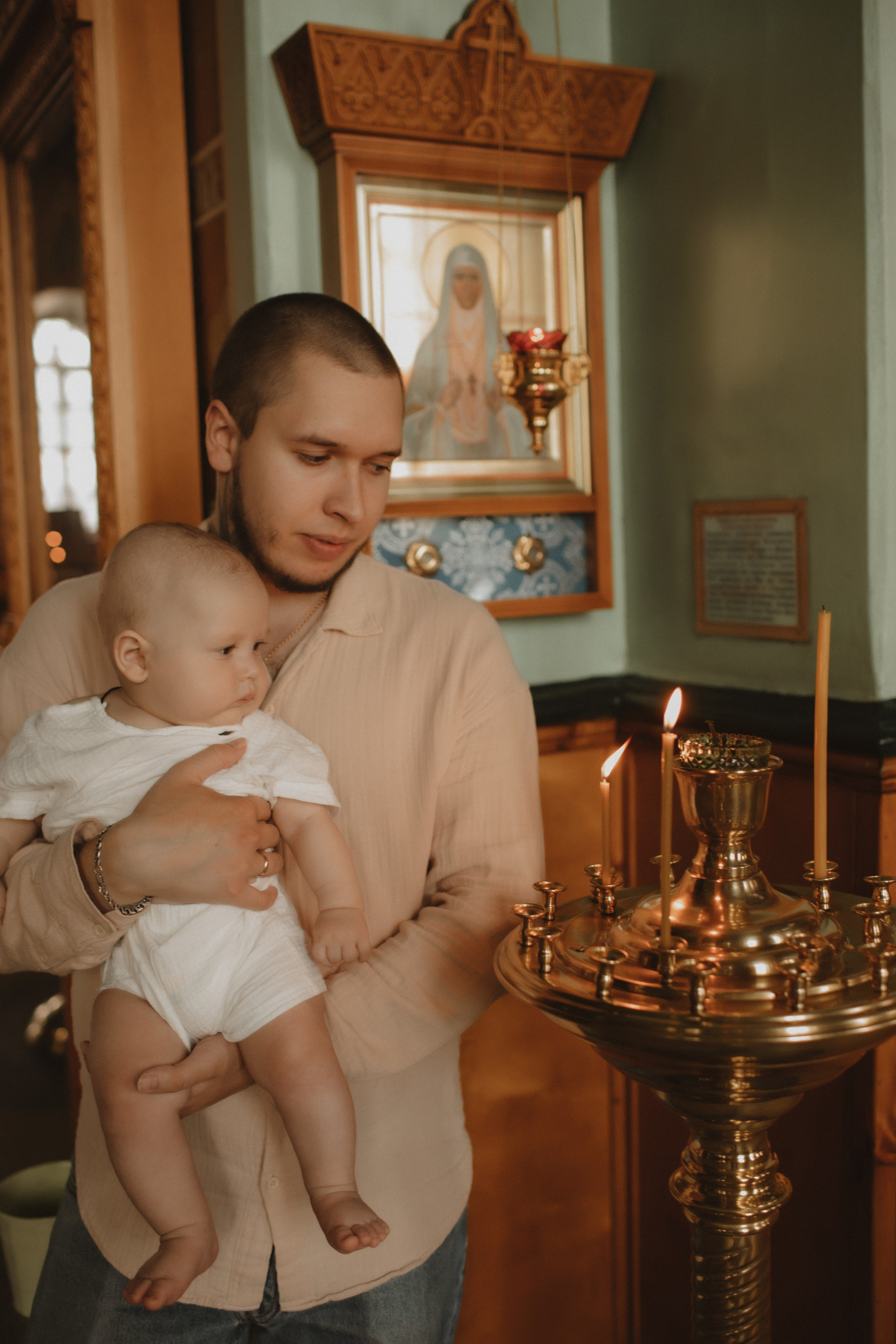 Крещение Гордея. Семейный фотограф в Челябинске Ксения Зубкова