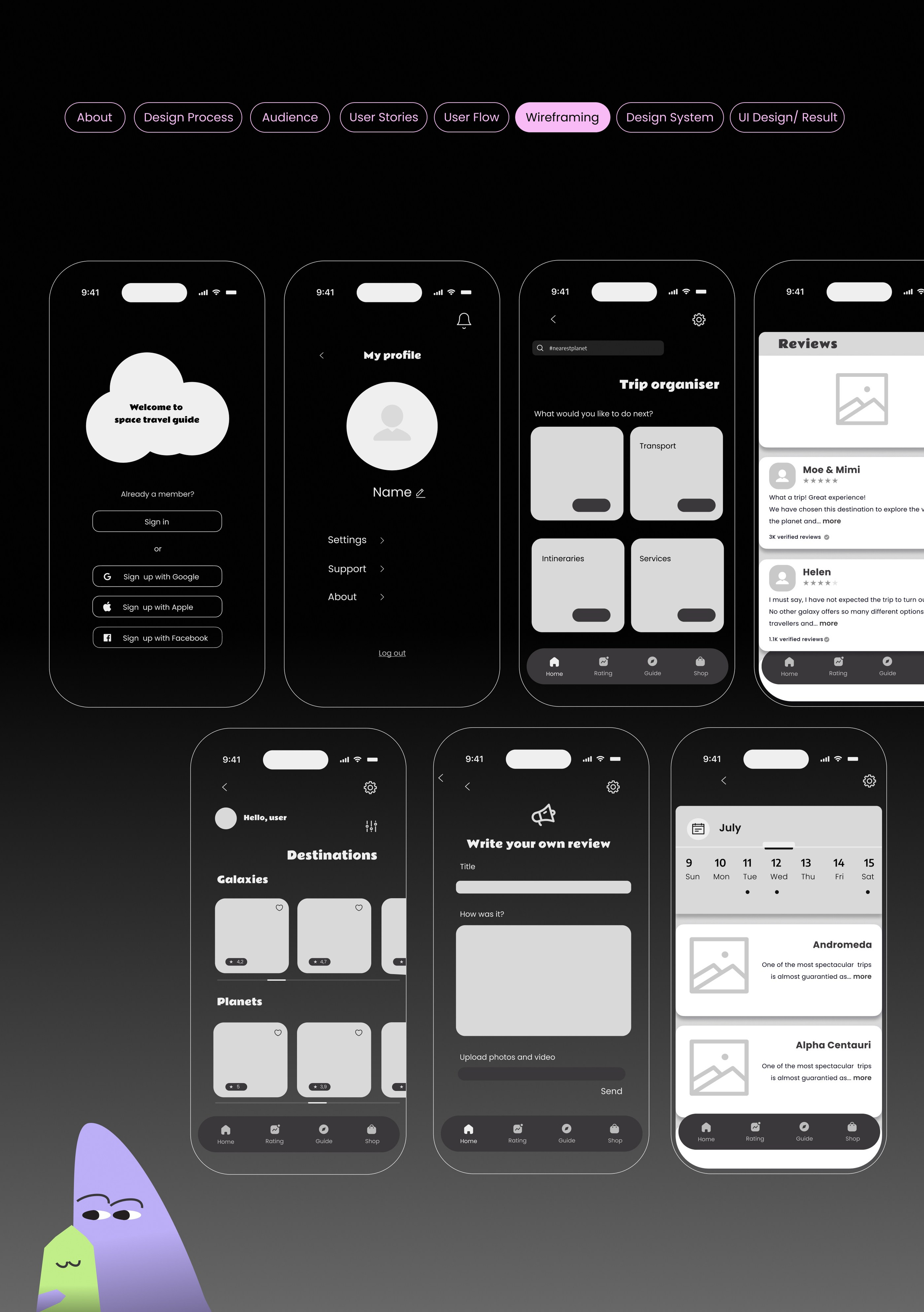 Space Travel. Sia Levine Design