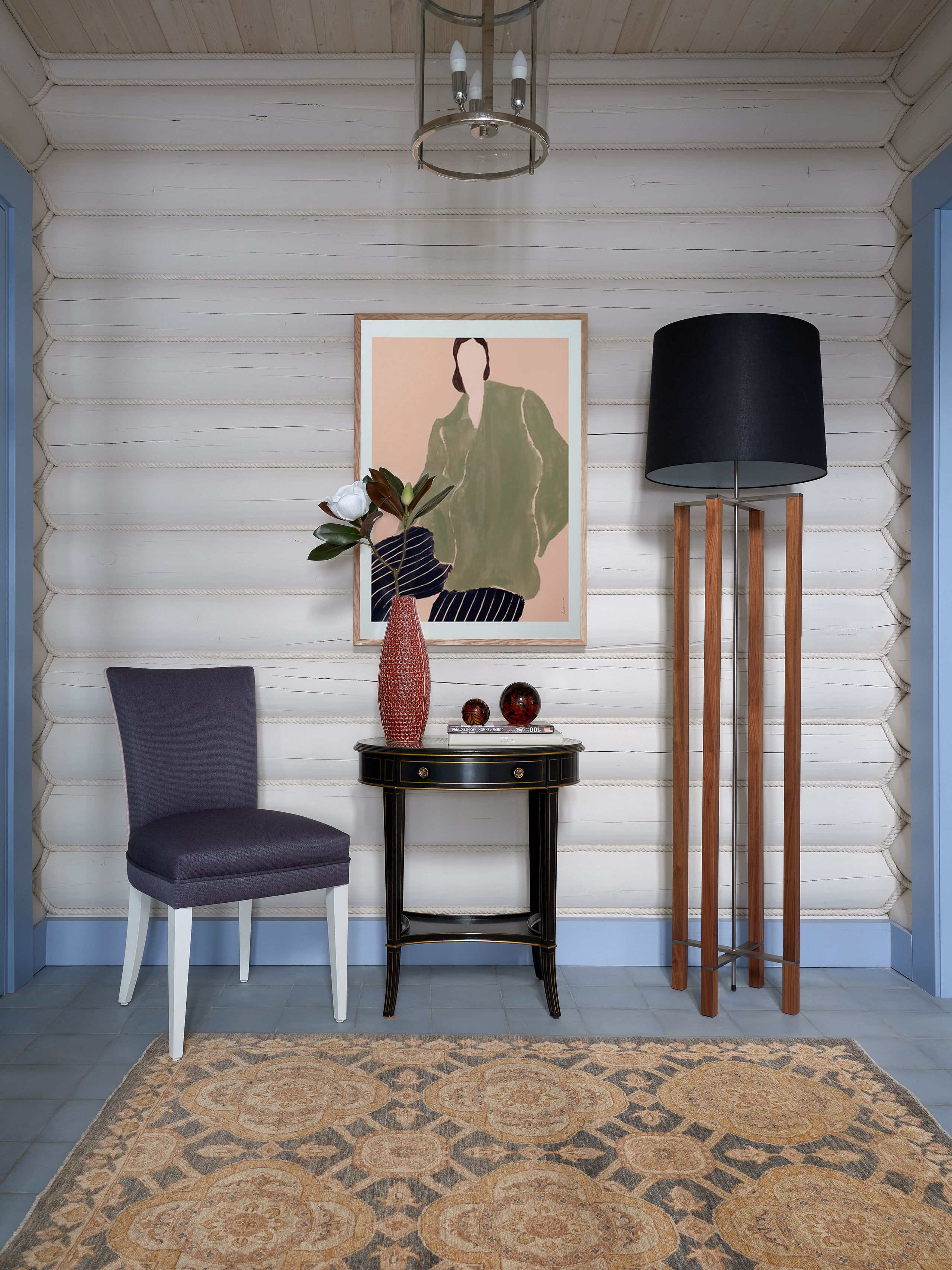 Бревенчатый светлый дом. Фотограф Наталья Вершинина