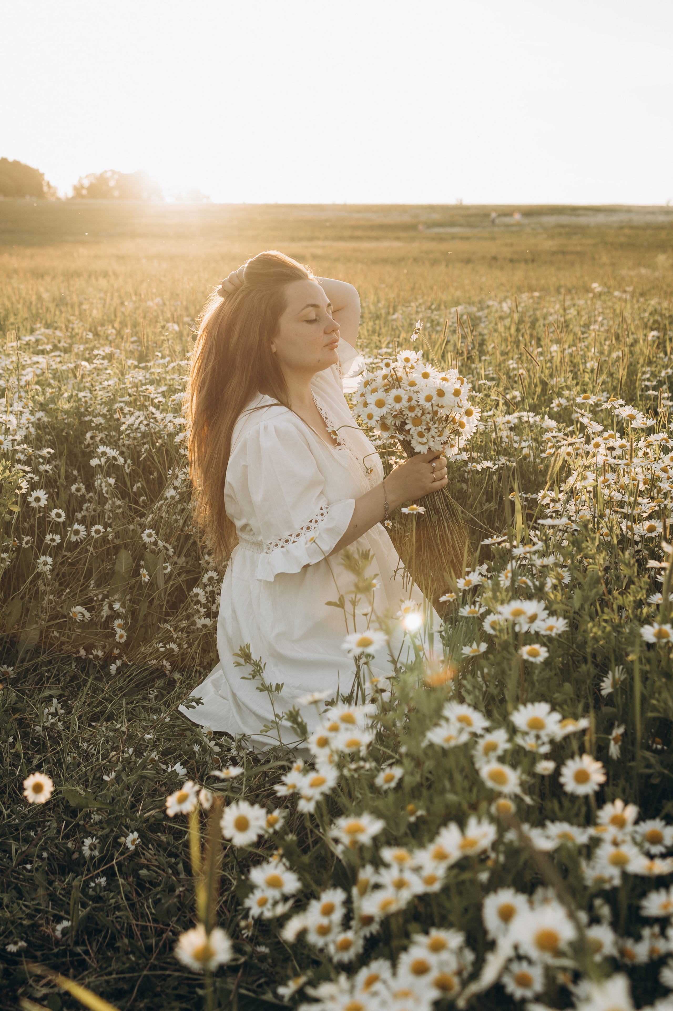 Маша и ромашки. Семейный фотограф в Москве Виктория Ястребинская