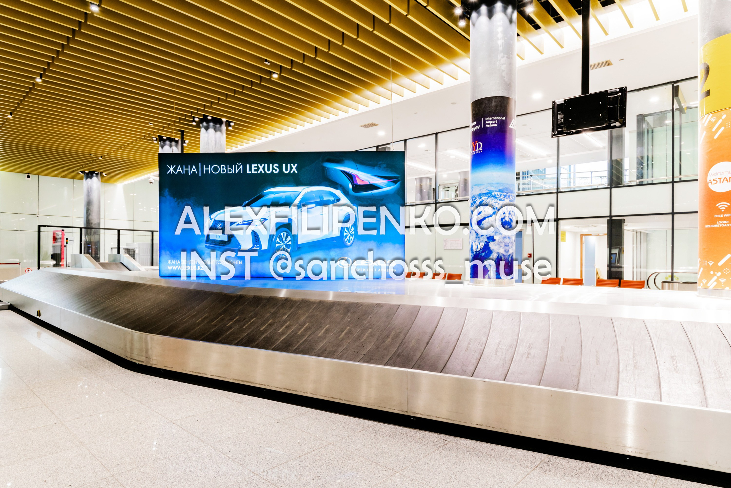 Фотосъемка для рекламного оператора MYD Production в Аэропорту Астаны. Фотограф интерьера недвижимости и архитектуры в Астане