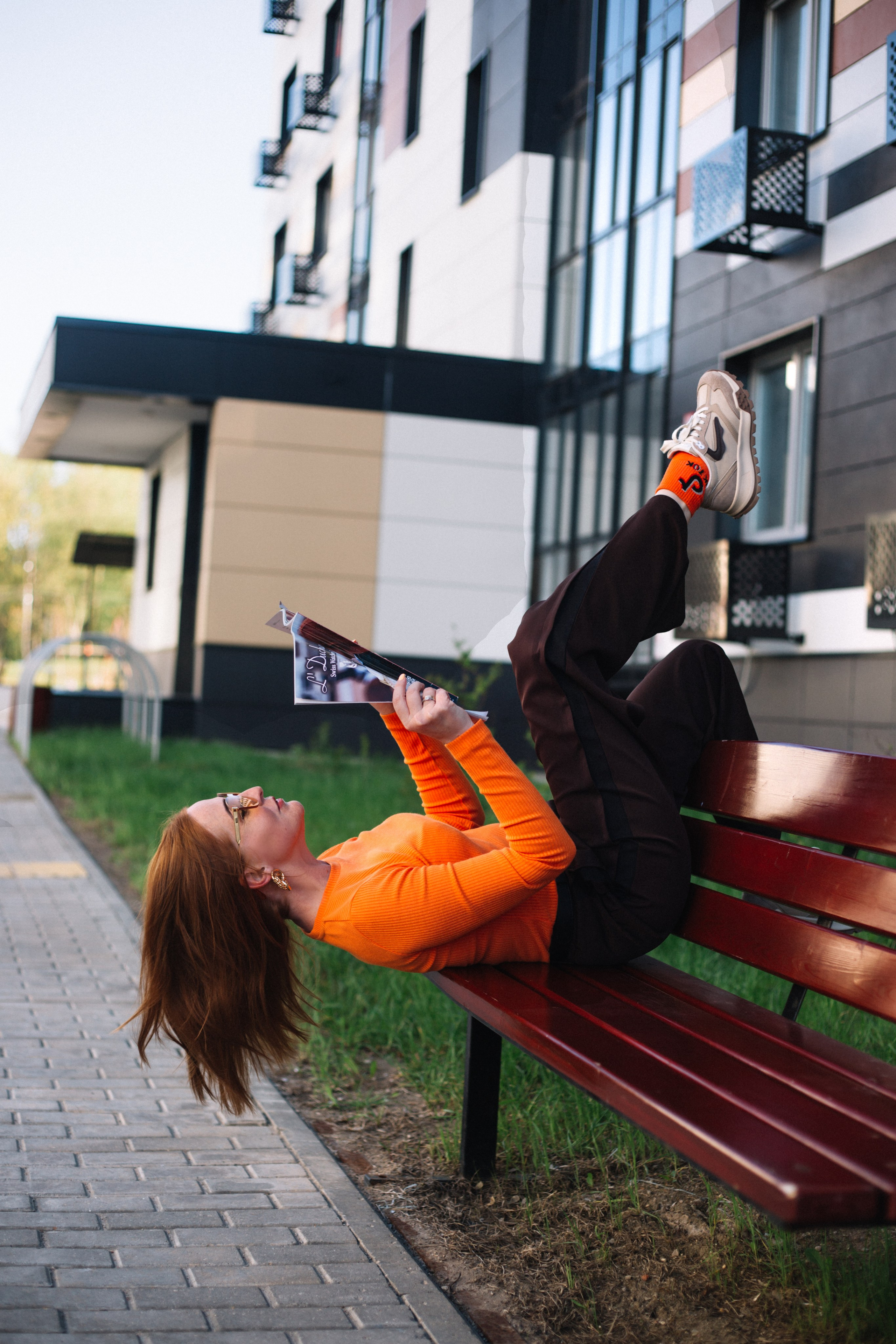 Аня, фотопрогулка в стиле VOGUE. Фотограф Дмитров и МО Валентина Халикова