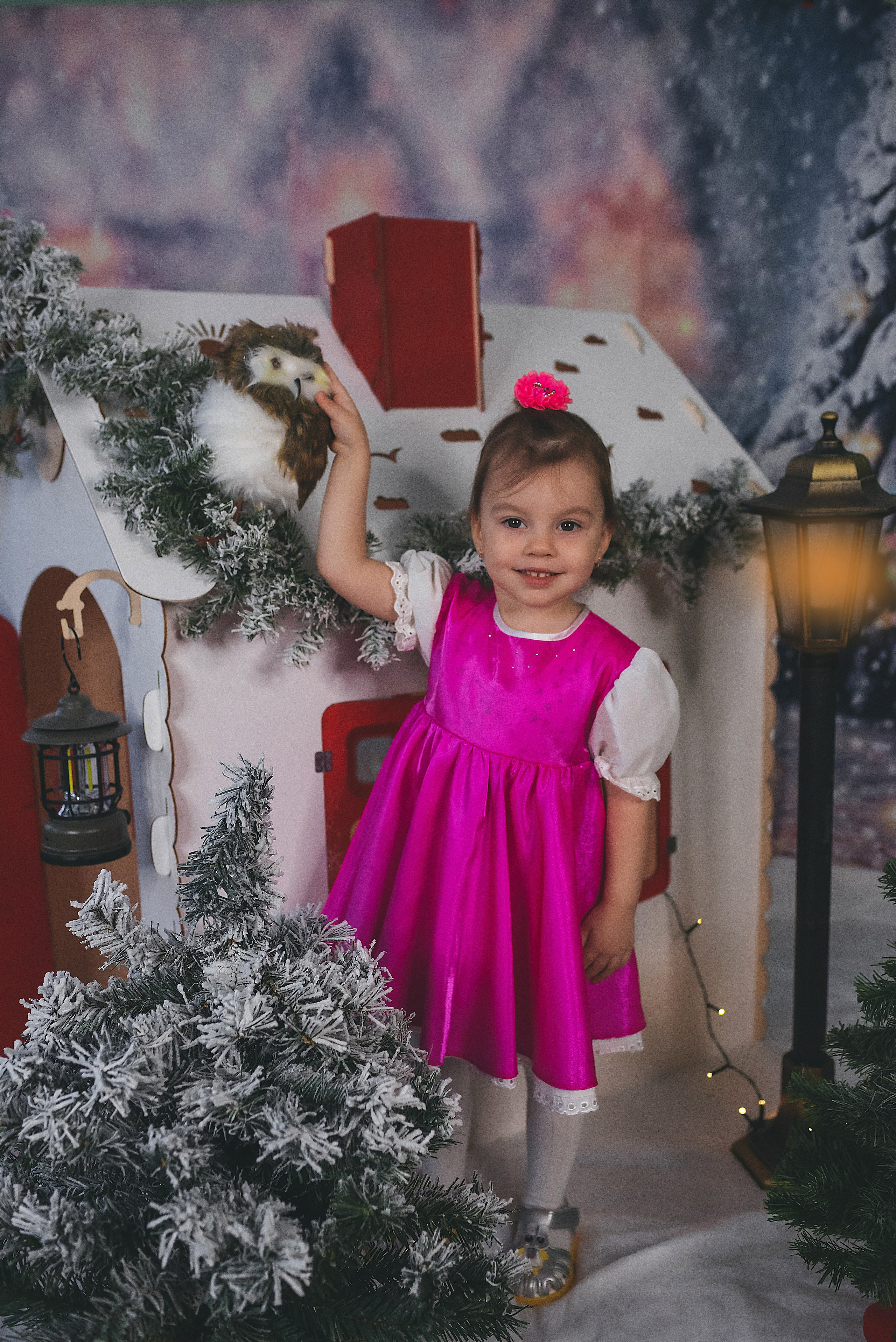 Проект «Новогодний домик». Семейный и детский фотограф в Тейково