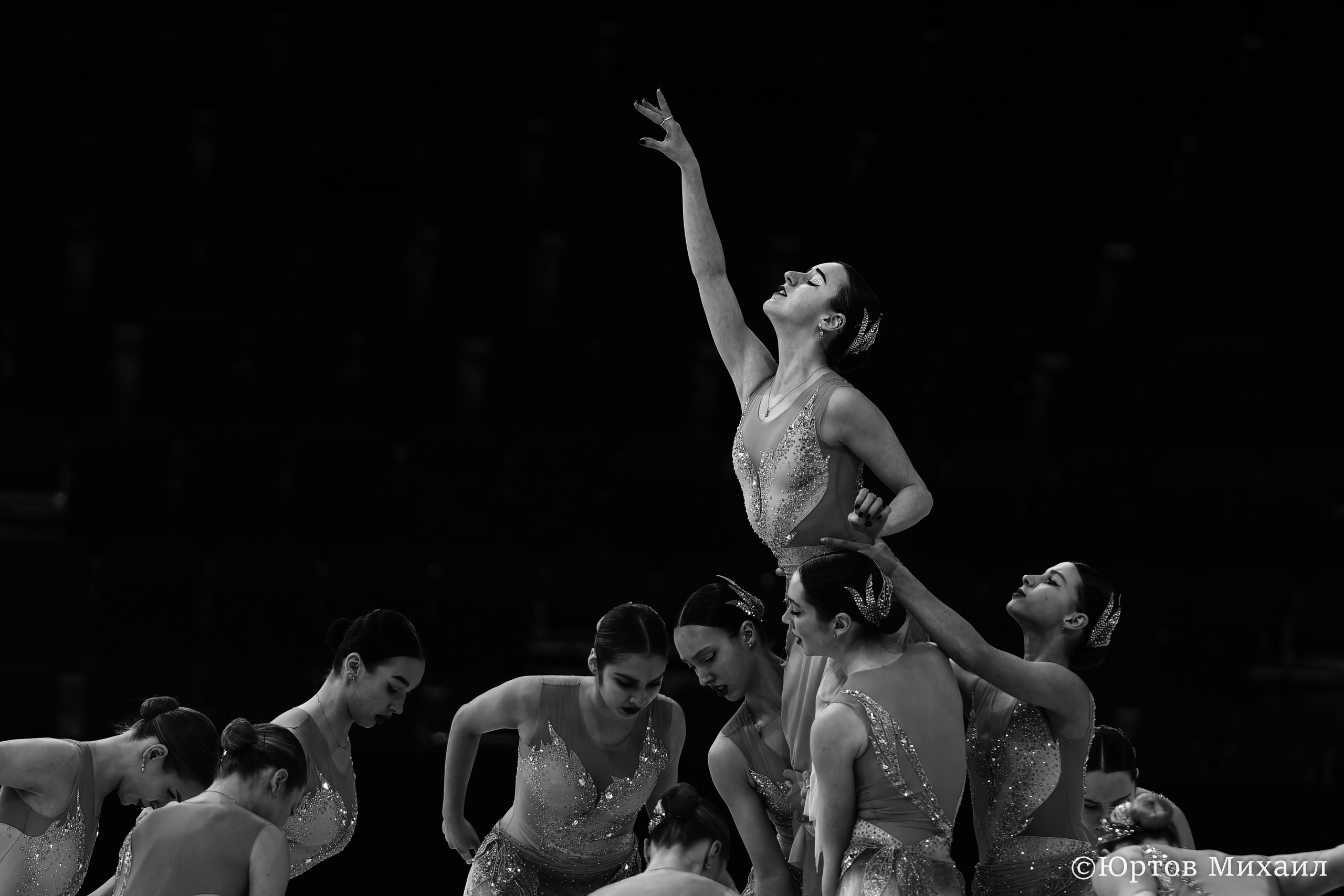 Синхронное катание на коньках. Спортивный фотограф Михаил Юртов