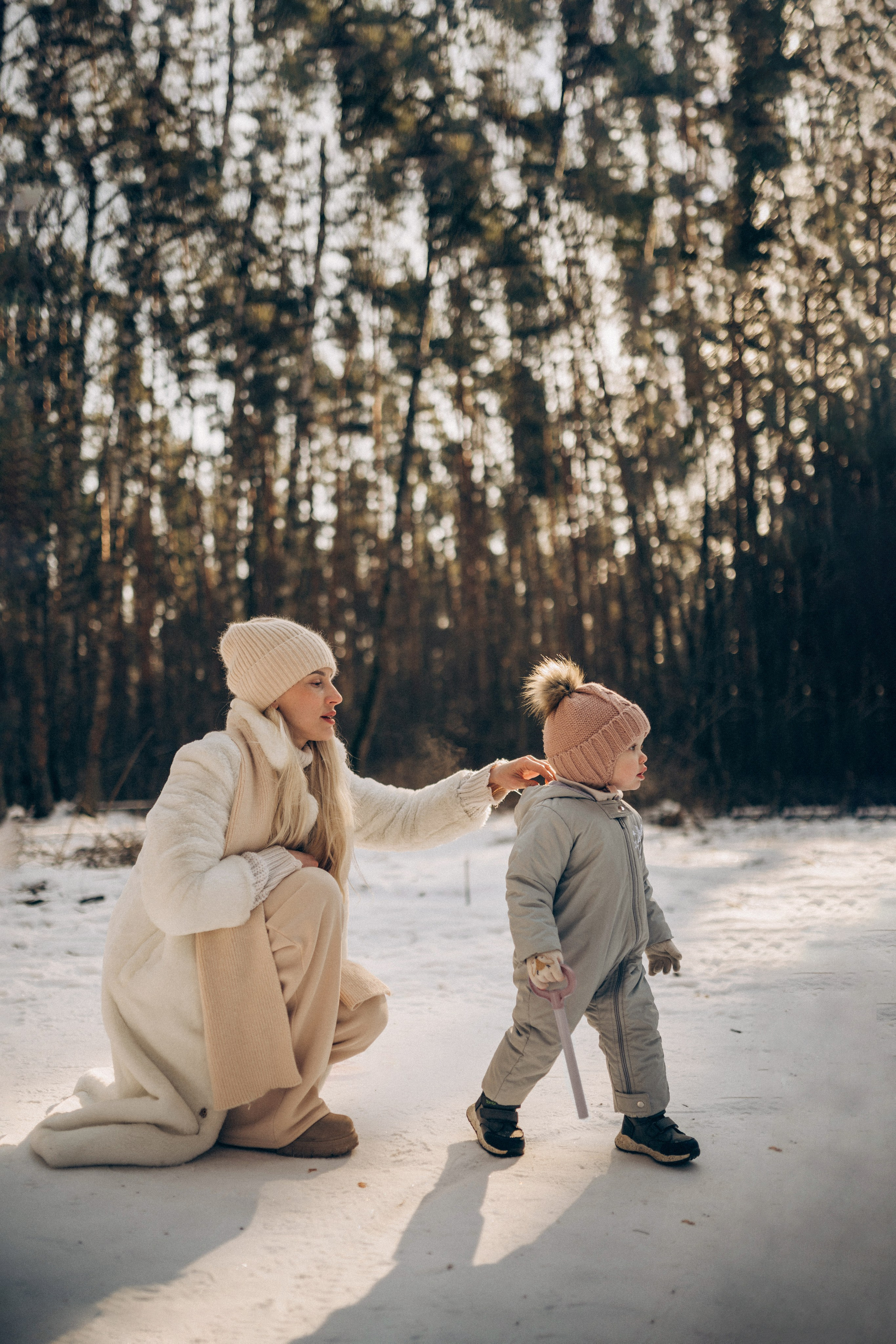 Зимняя фотосессия в лесу. Семейный фотограф в Домодедово и Москве Елена Пичугина