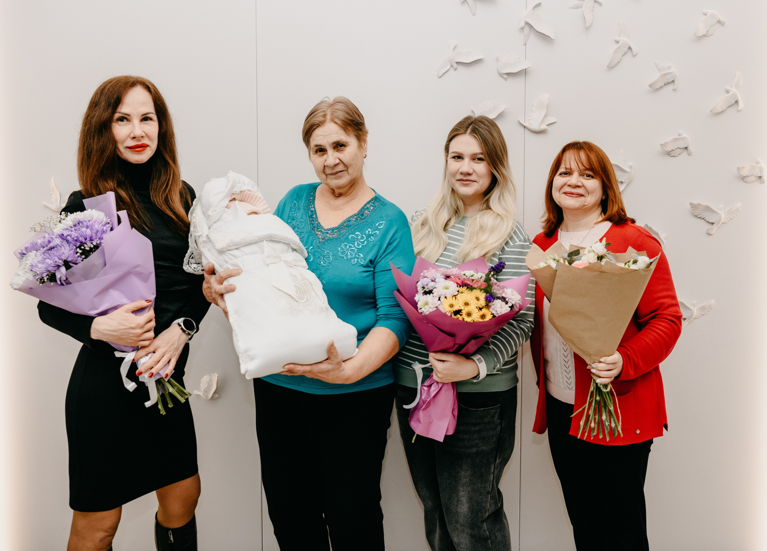 Выписка Арины. 4 роддом. Фотограф на выписку из роддома в Москве и МО