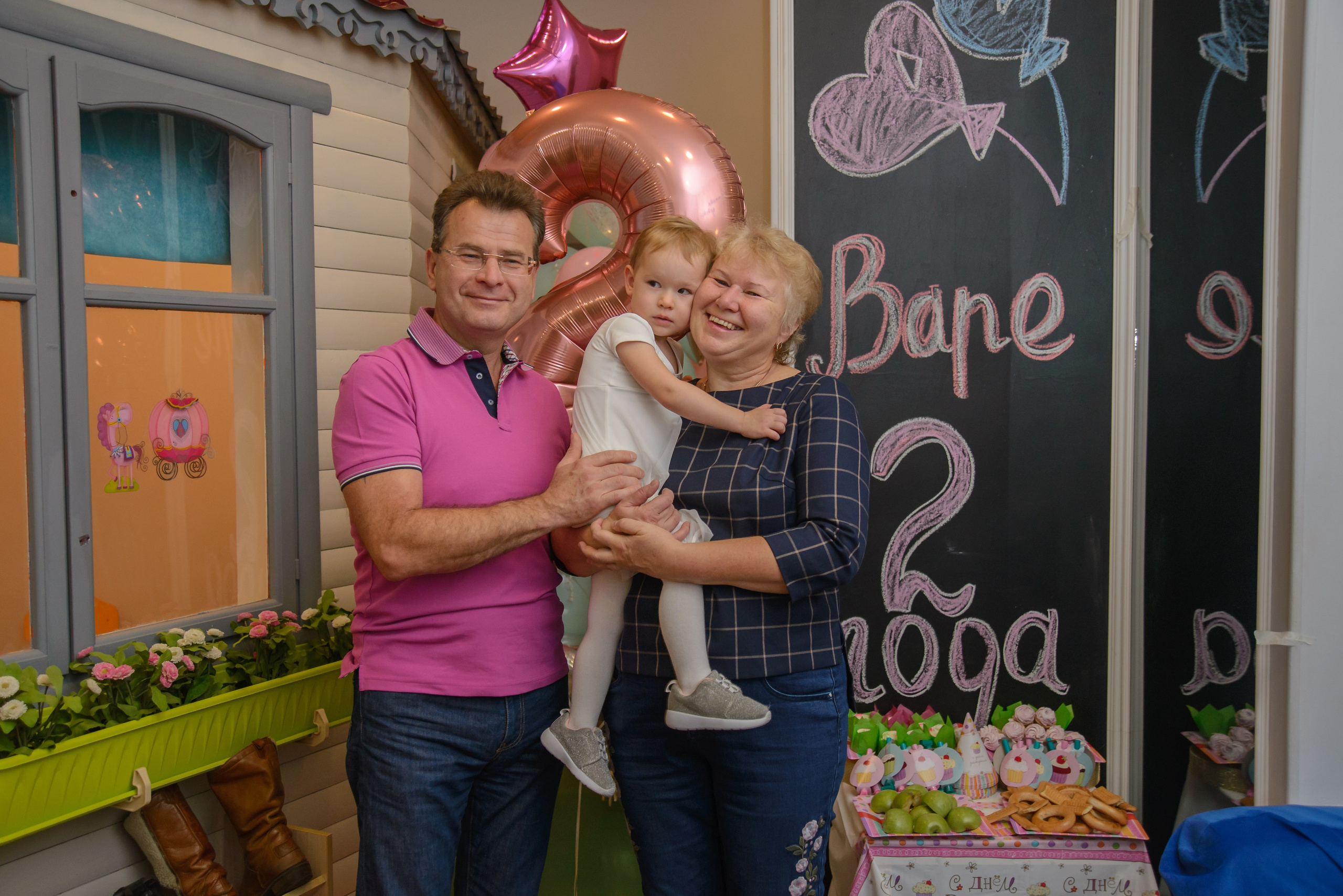 Детский день рождения_2 года Вареньке