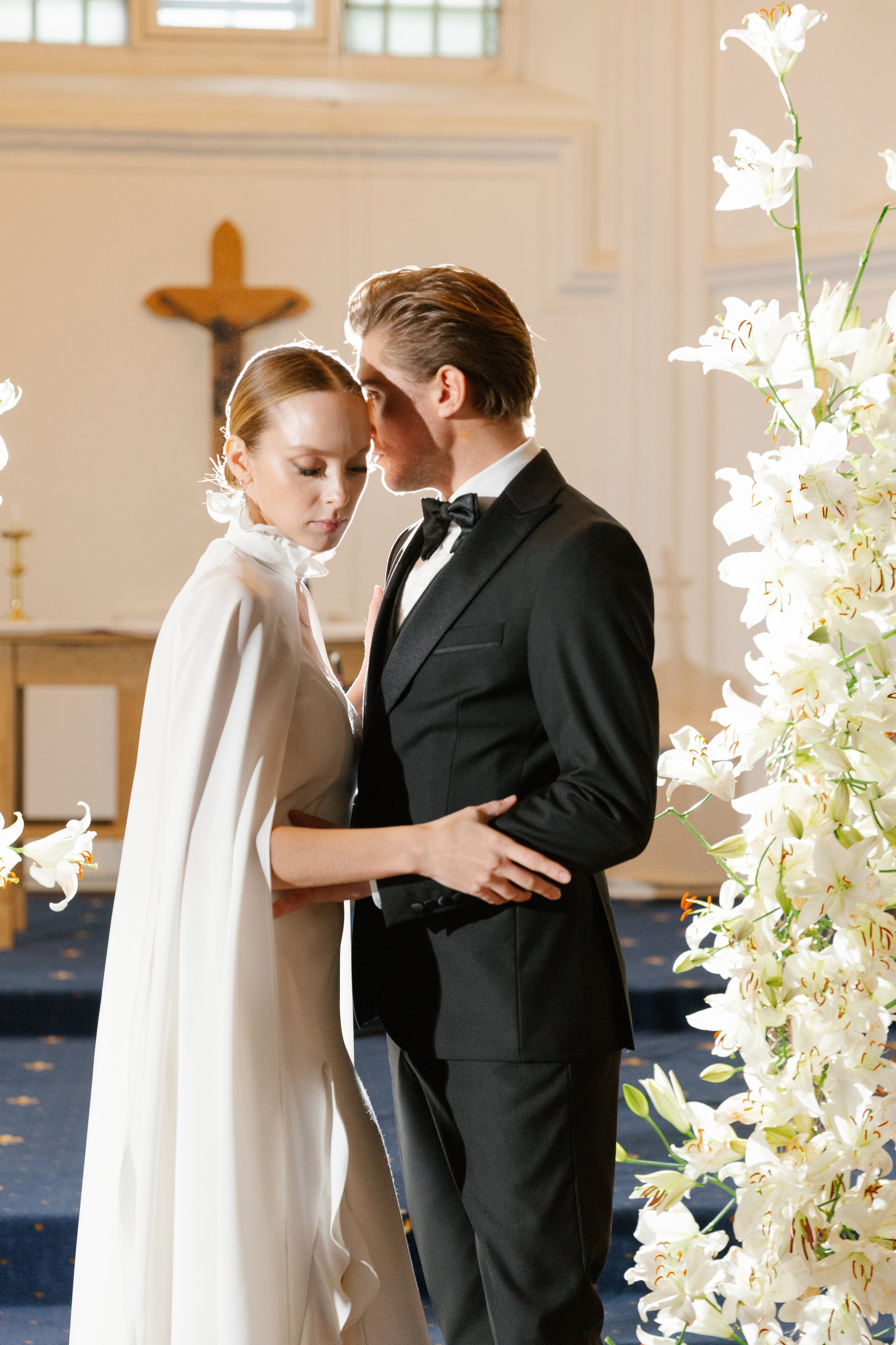 Съёмка в католической церкви. Свадебный фотограф Полина Панина