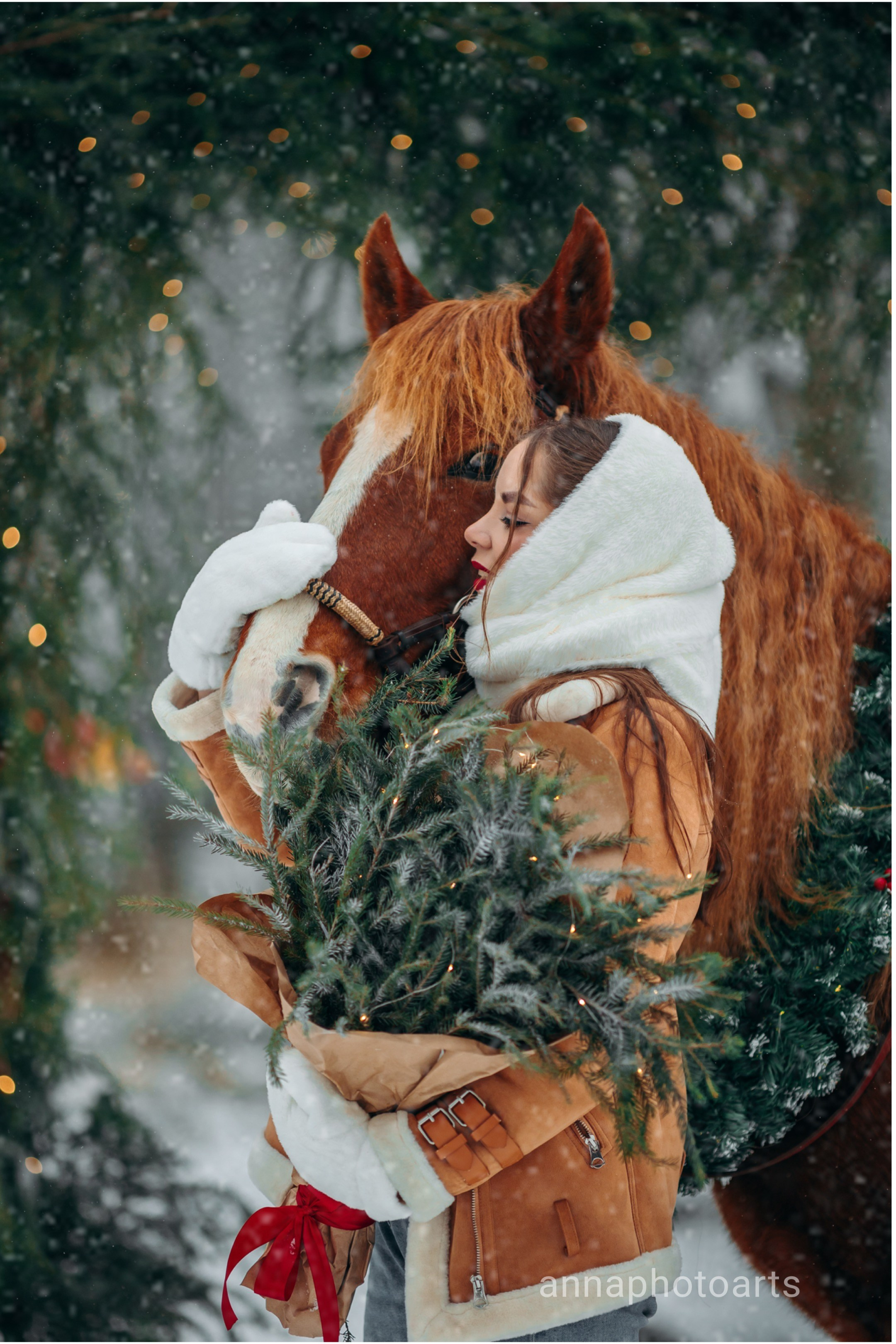 Тариф Новогодний 2025-2026. Анна Молчанова конный фотограф в Тюмени | фотосессии с лошадьми Тюмень