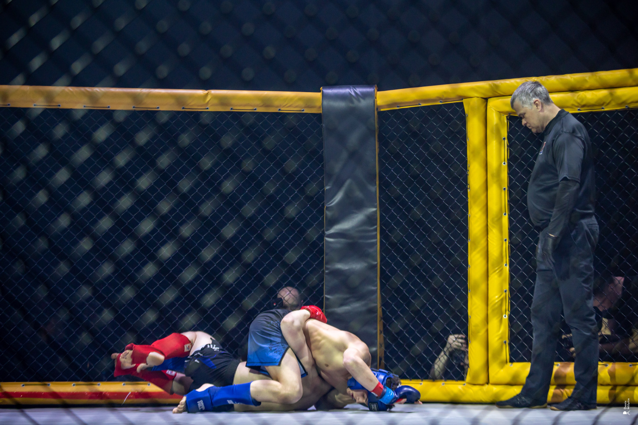 Бои в клетке «Северный Воин». Портретный фотограф Денис Милютин