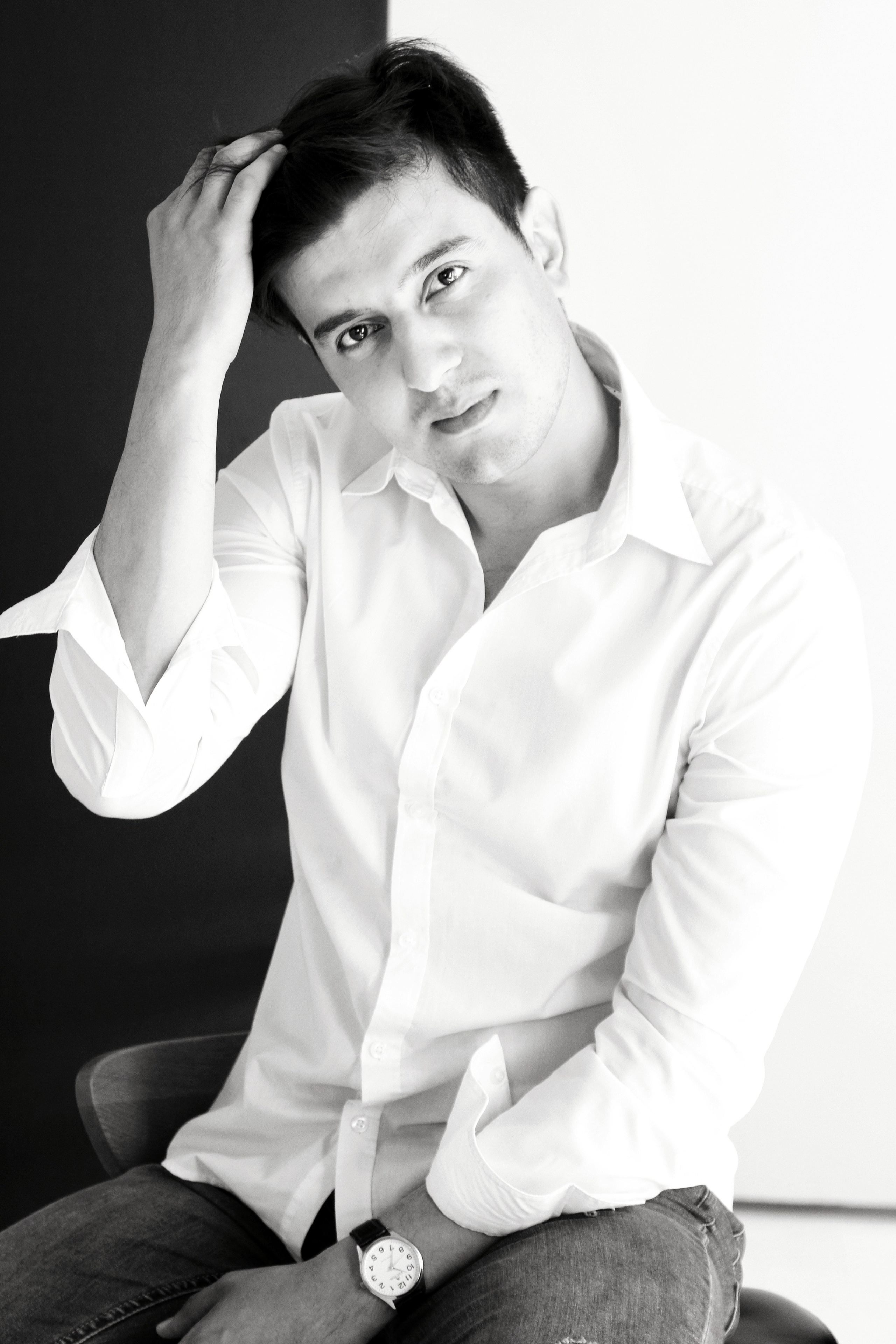 Мужская фотосессия в студии. Фотограф Елена Лебедева. Фотосессии в Омске