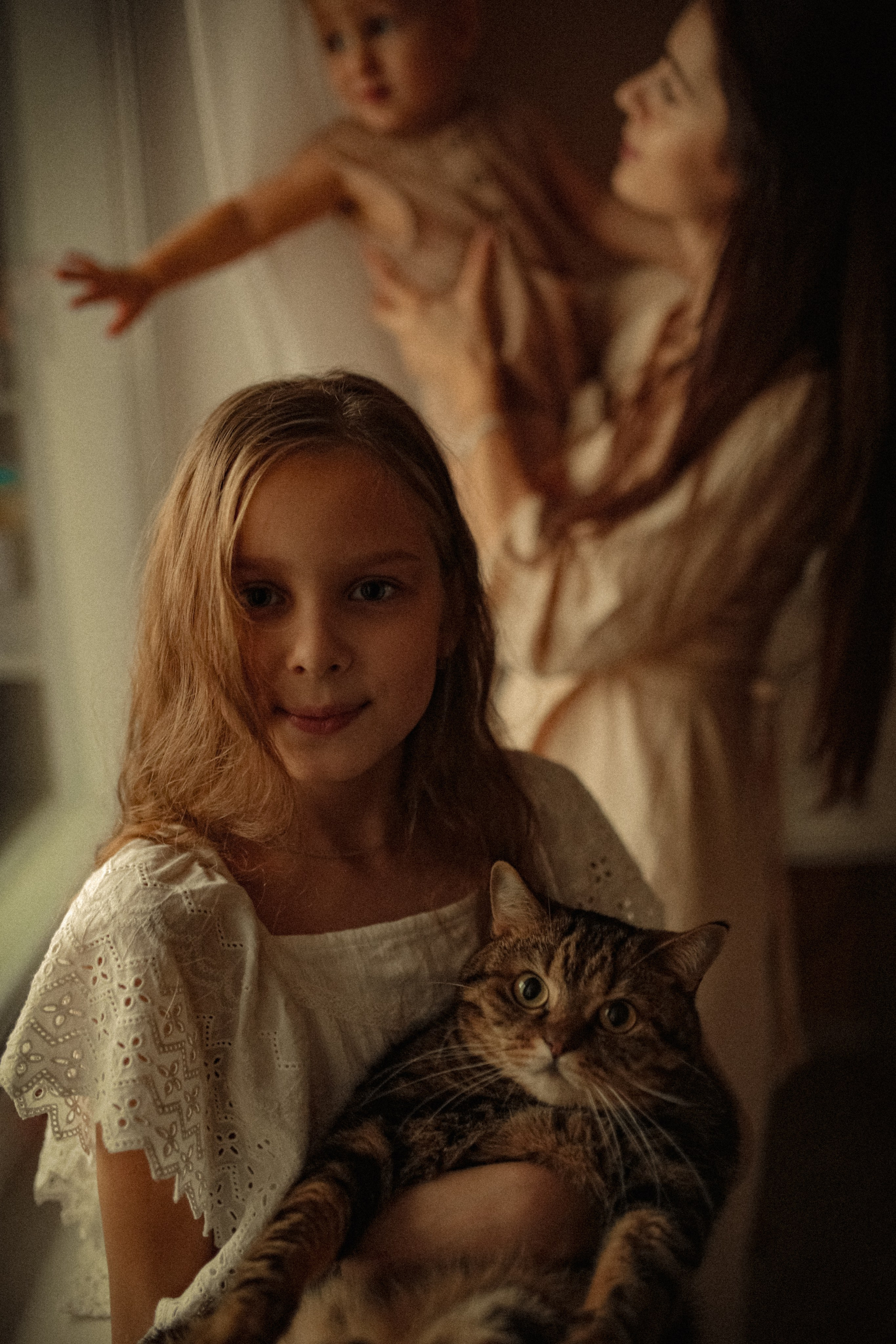 Катюша, Артем и детки Есения, Филипп и Мирон. Семейный фотограф в Москве и Люберцах Юлия Гуськова