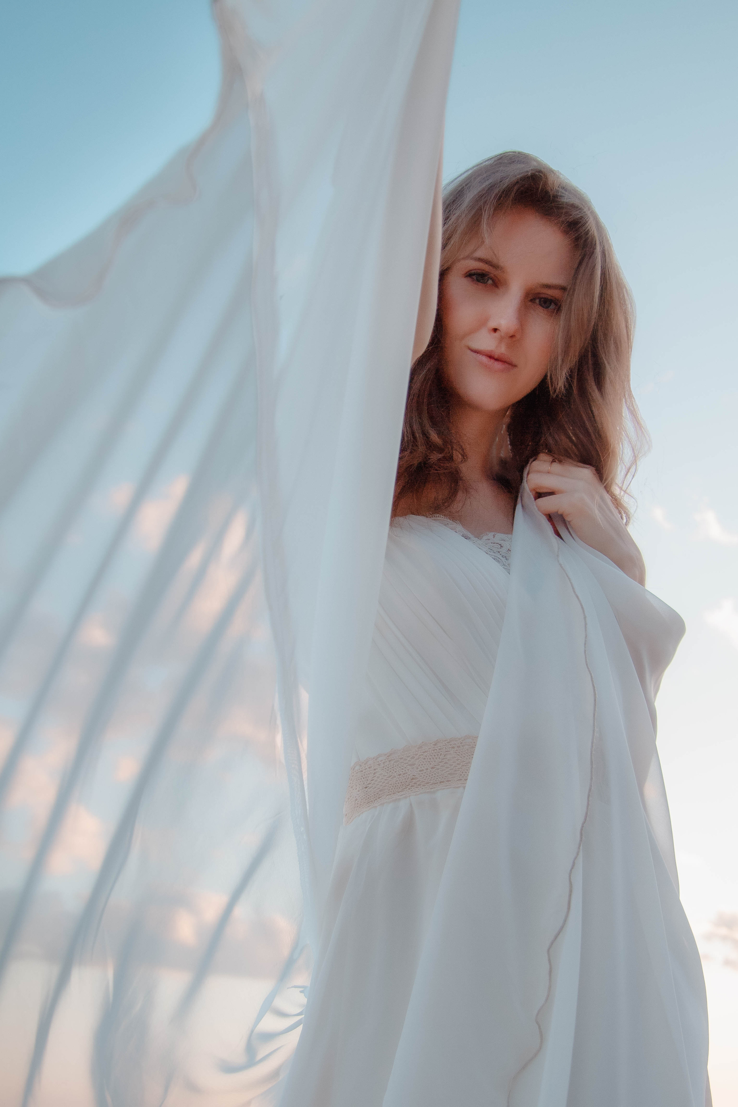 Фотосессия на пляже у залива Санкт-Петербург. Портретный фотограф в Санкт-Петербурге Анастасия Епифанова