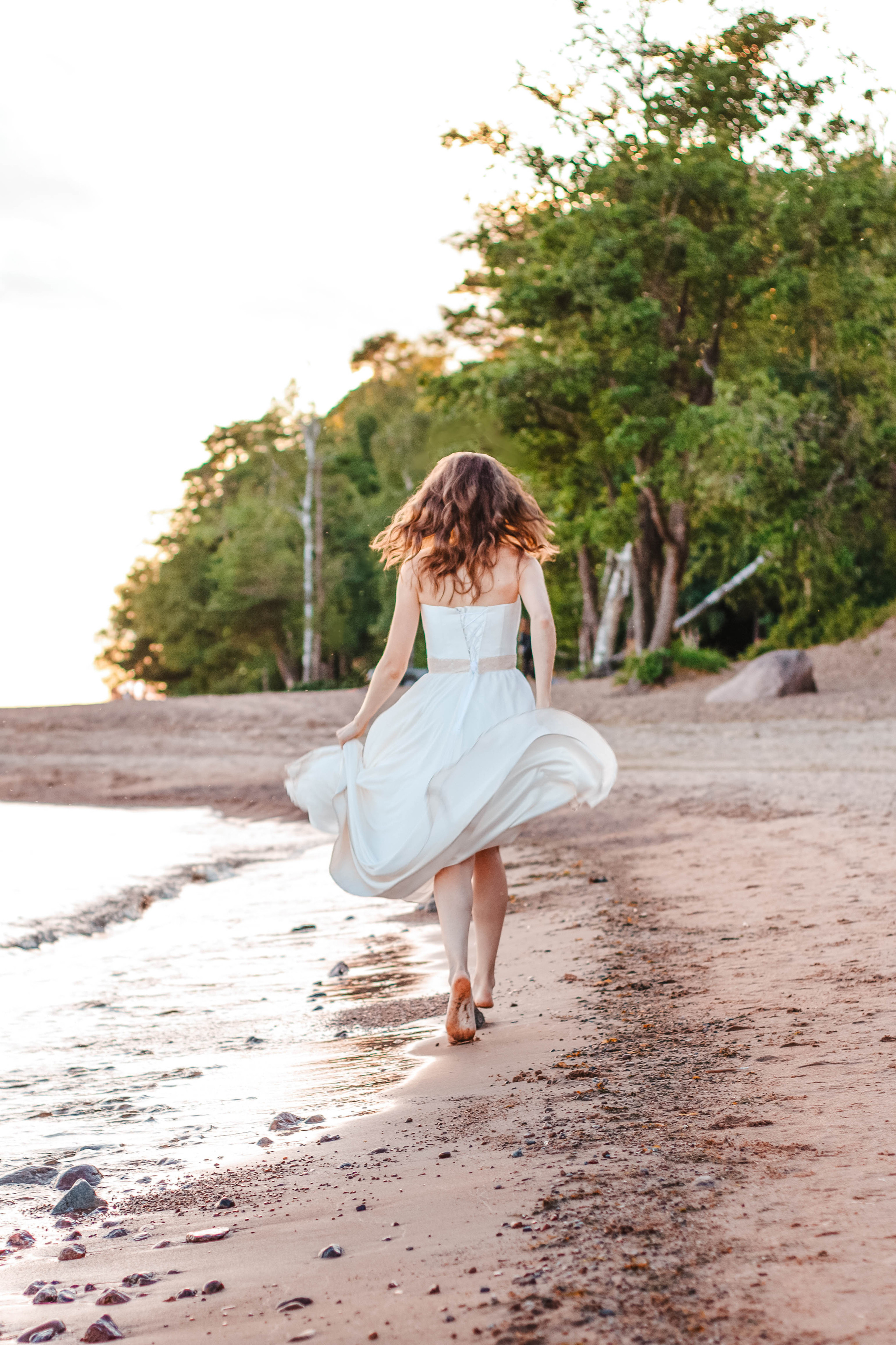 Фотосессия на пляже у залива Санкт-Петербург. Портретный фотограф в Санкт-Петербурге Анастасия Епифанова