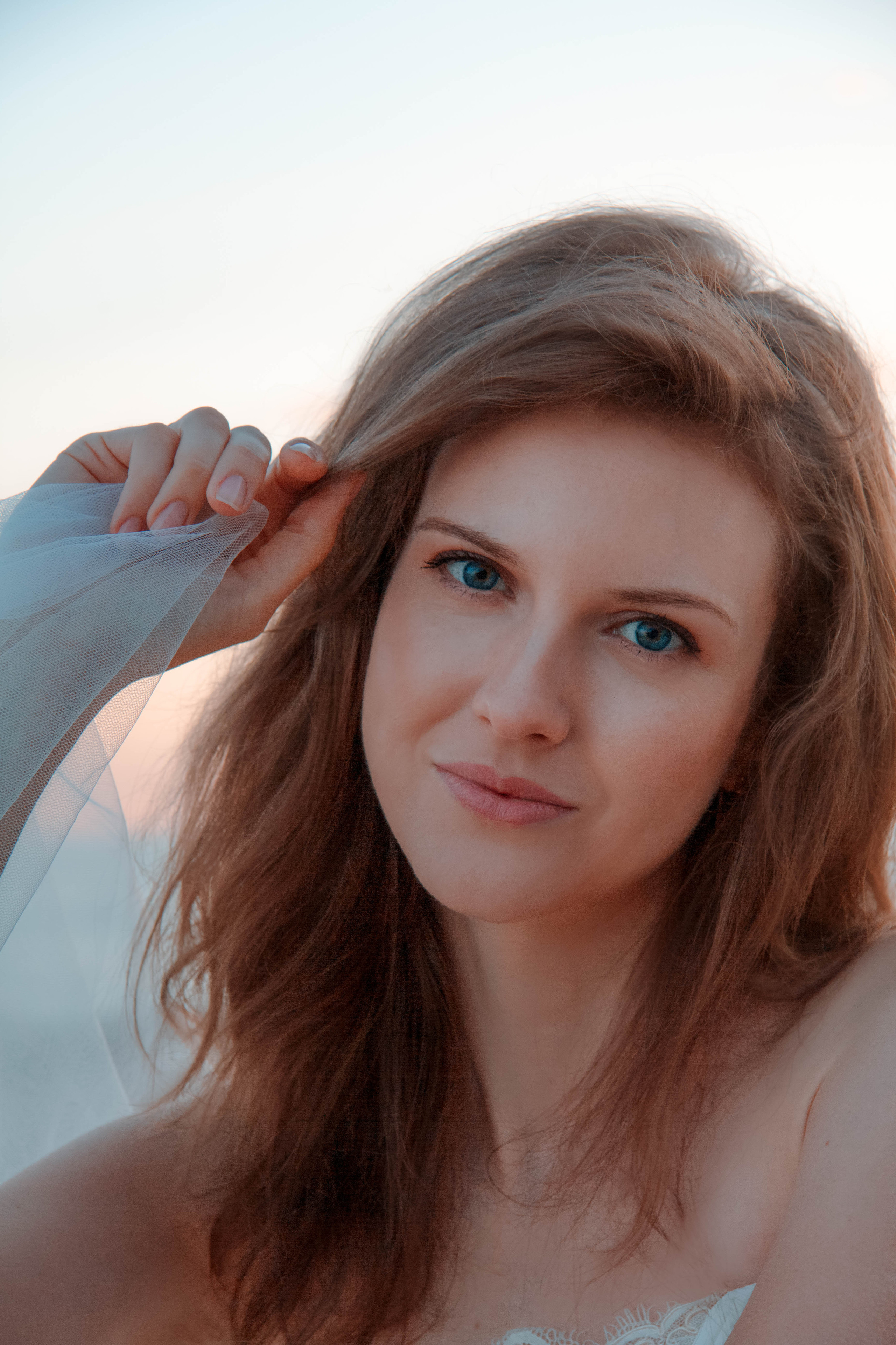 Фотосессия на пляже у залива Санкт-Петербург. Портретный фотограф в Санкт-Петербурге Анастасия Епифанова