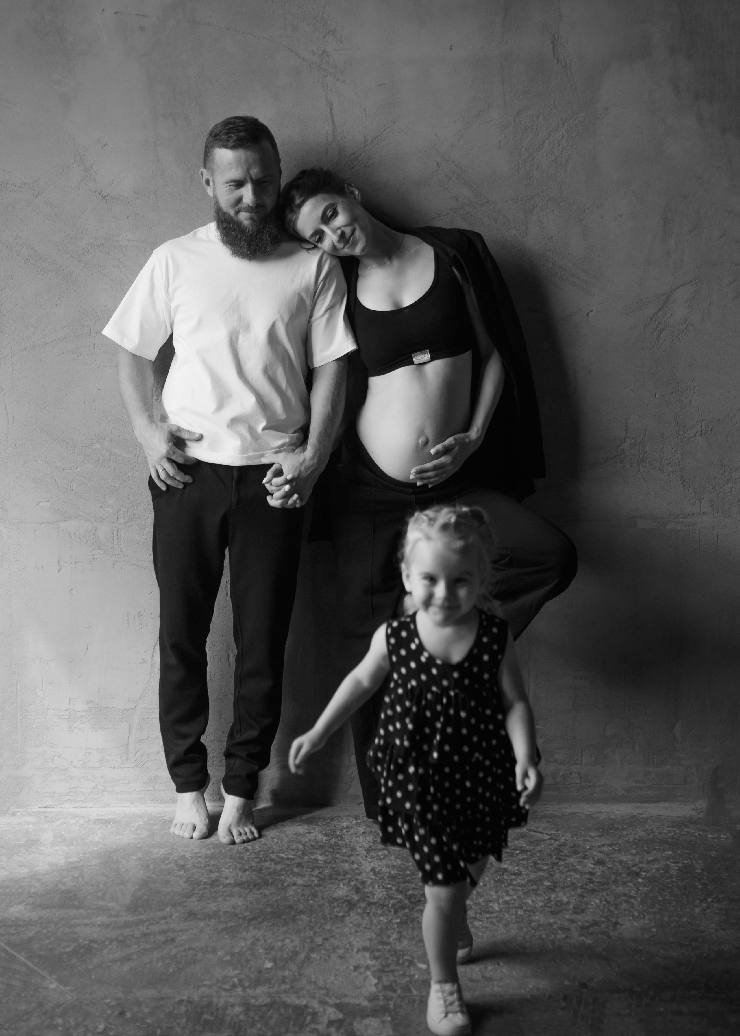 Марина, Дима и Ева. В ожидании Агаты. Фотограф Александра Рышкова