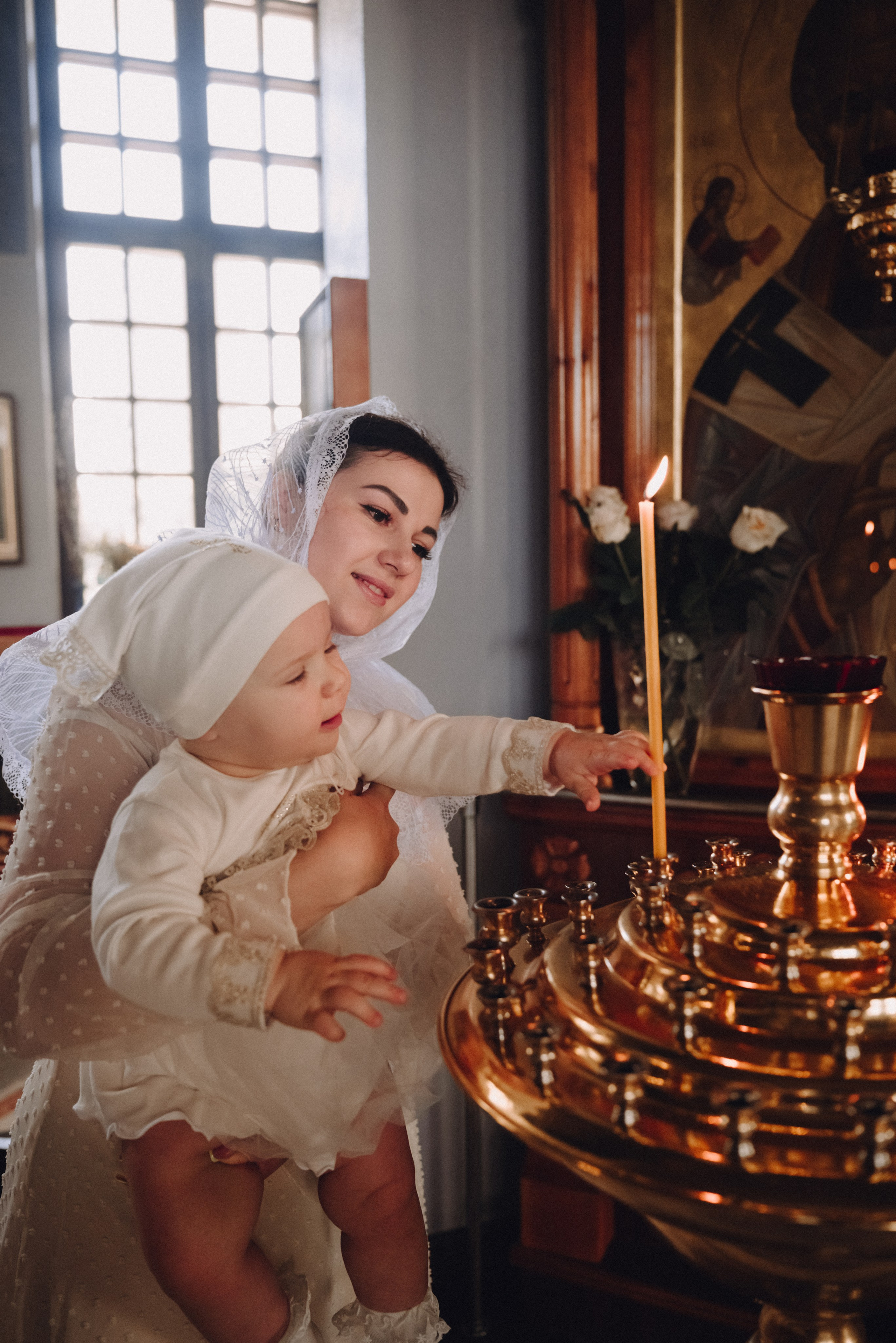 Крещение Аделины. Фотограф Анастасия Монах