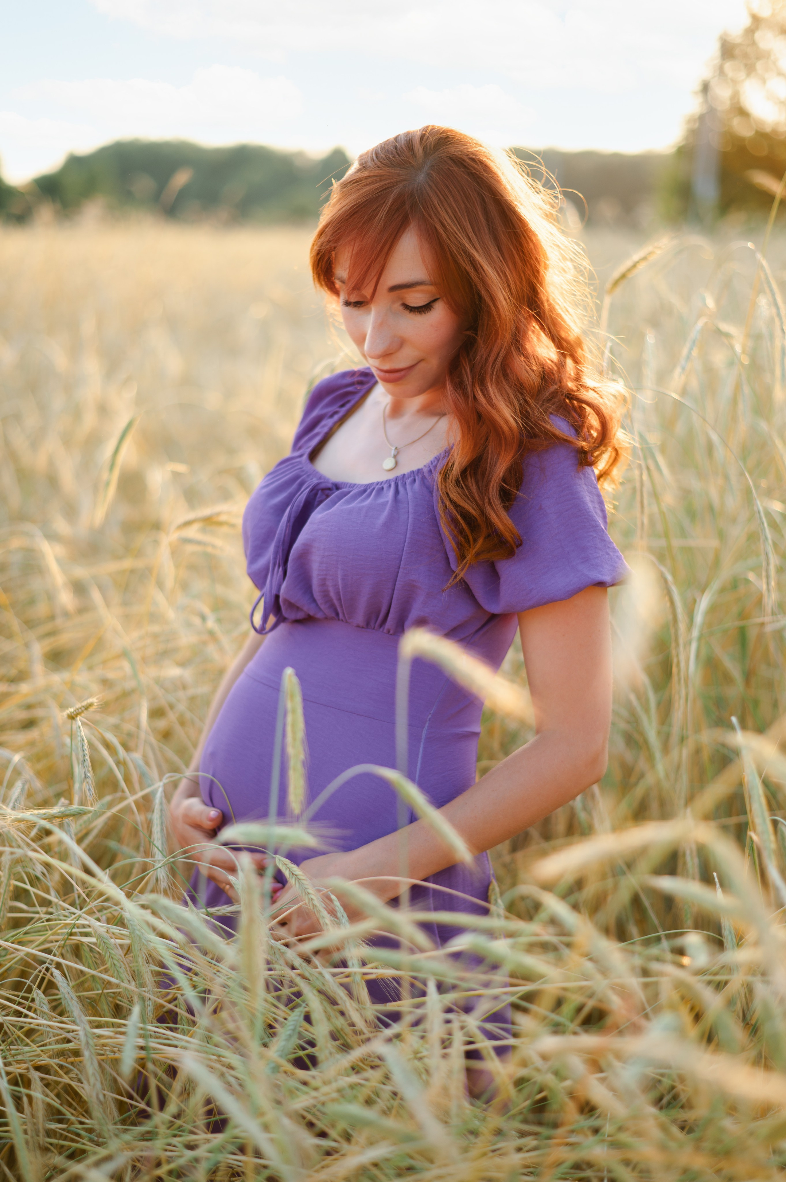 Фотосессия беременности в деревенском стиле. Фотограф в Кирове Инна Софронова