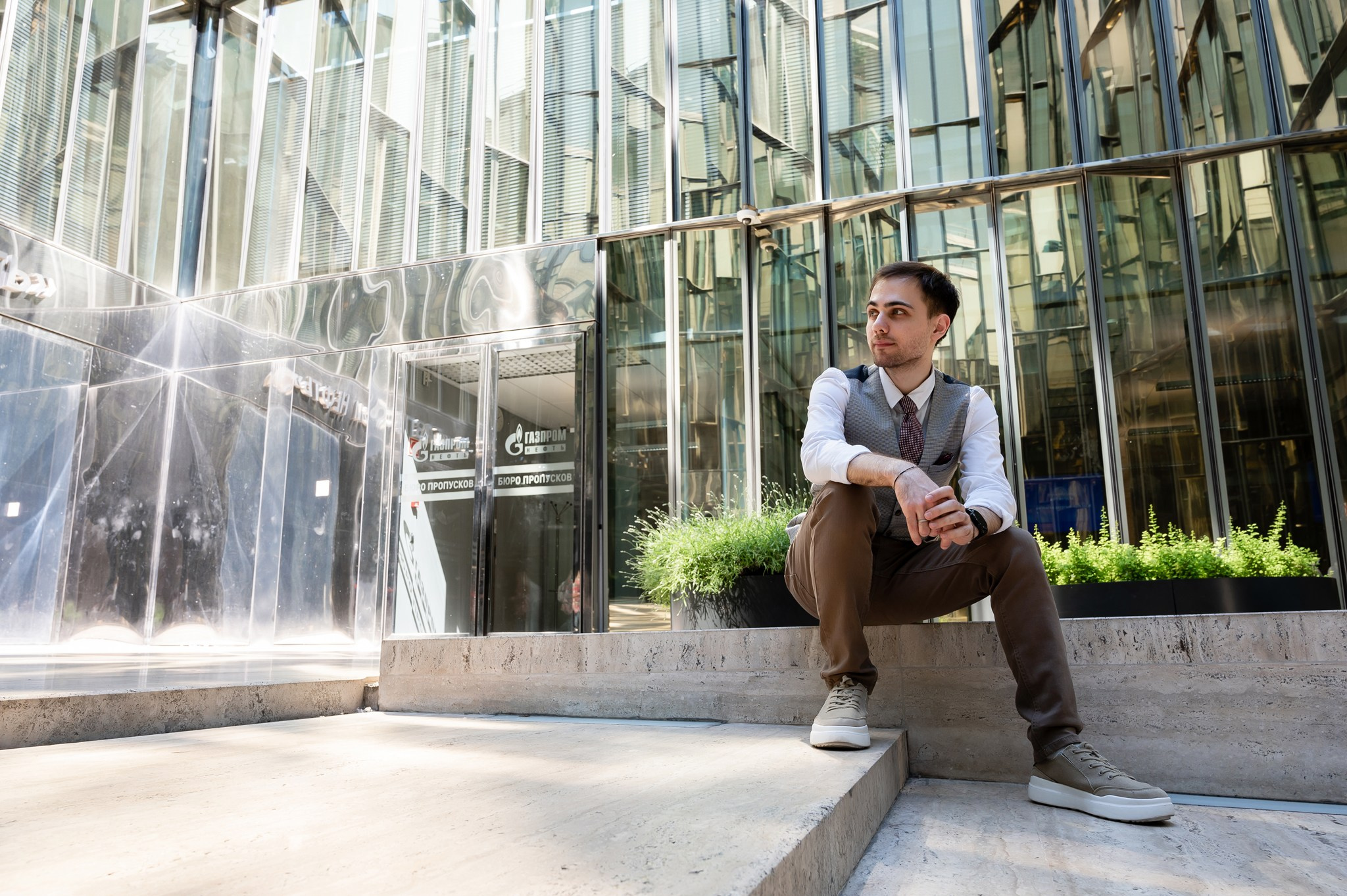 Зеркальный дворик. Свадебный и семейный фотограф из Санкт-Петербурга Климов Анатолий