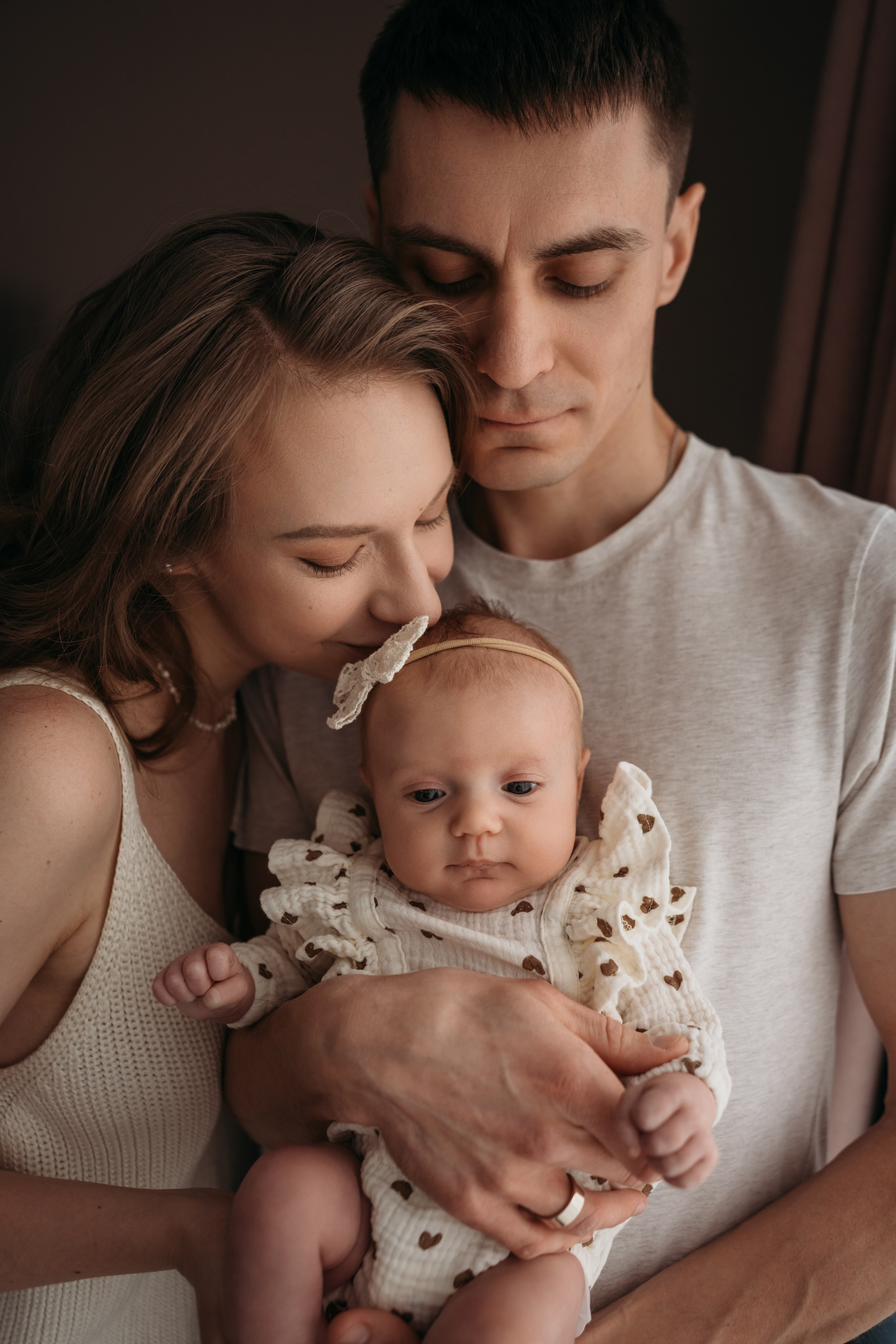 0-2 месяца. Фотограф Новорожденных в Москве. Семейные истории в стиле LIFE