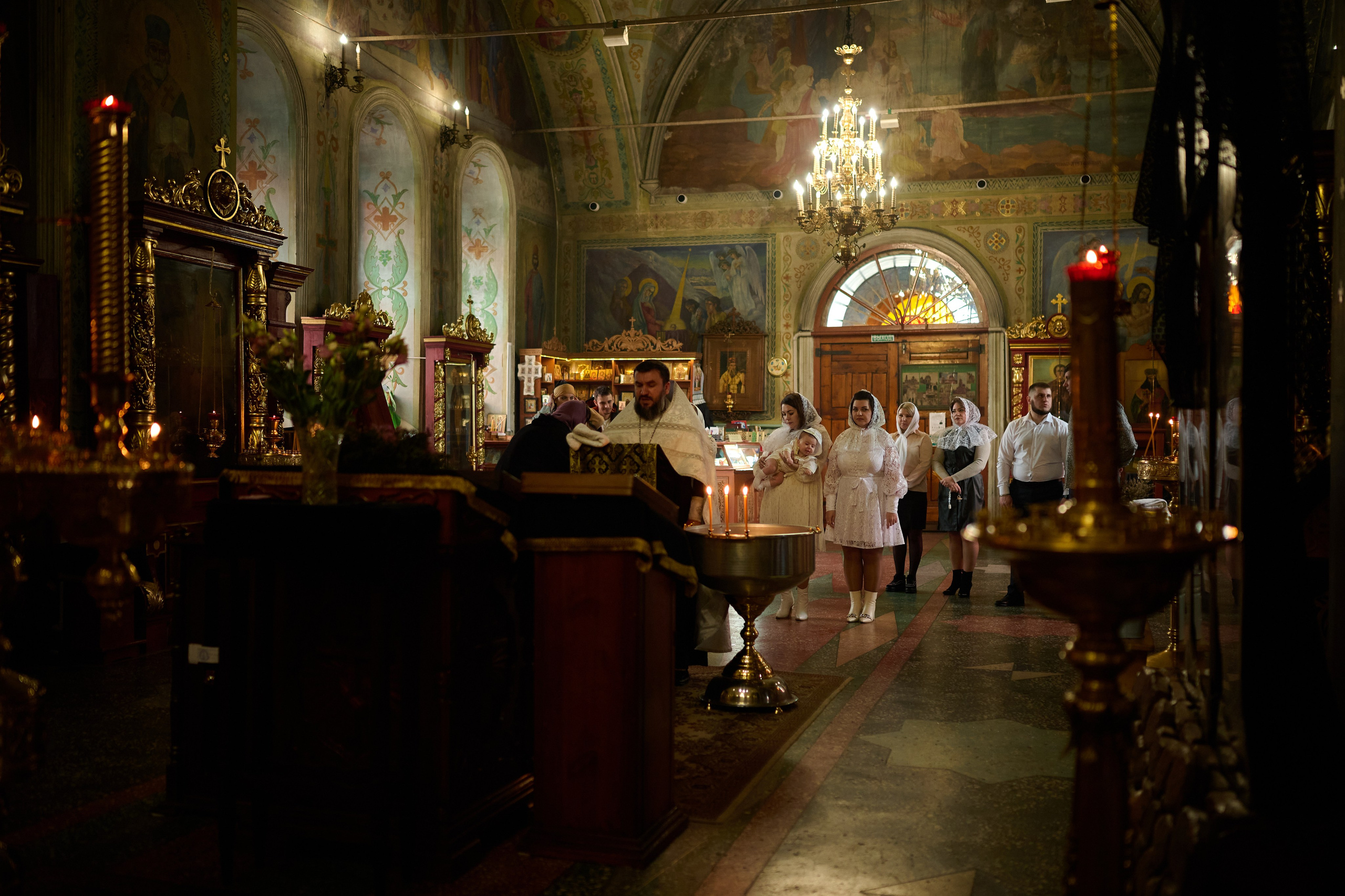 Фотосъемка крещения Саши. Профессиональный фотограф Старый Оскол, Губкин — свадьба, венчание, крещение, юбилей и день рождения