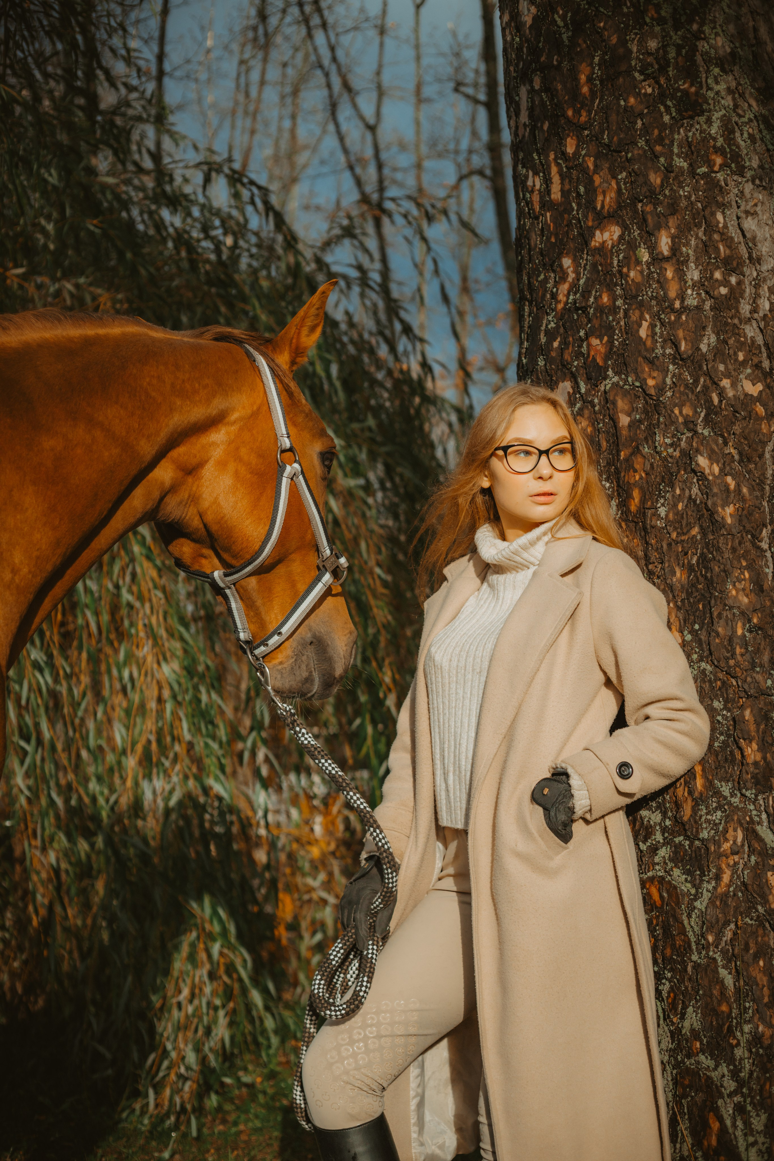 Фотосъемка Кристины в конном комплексе. Выпускные альбомы в Серпухове