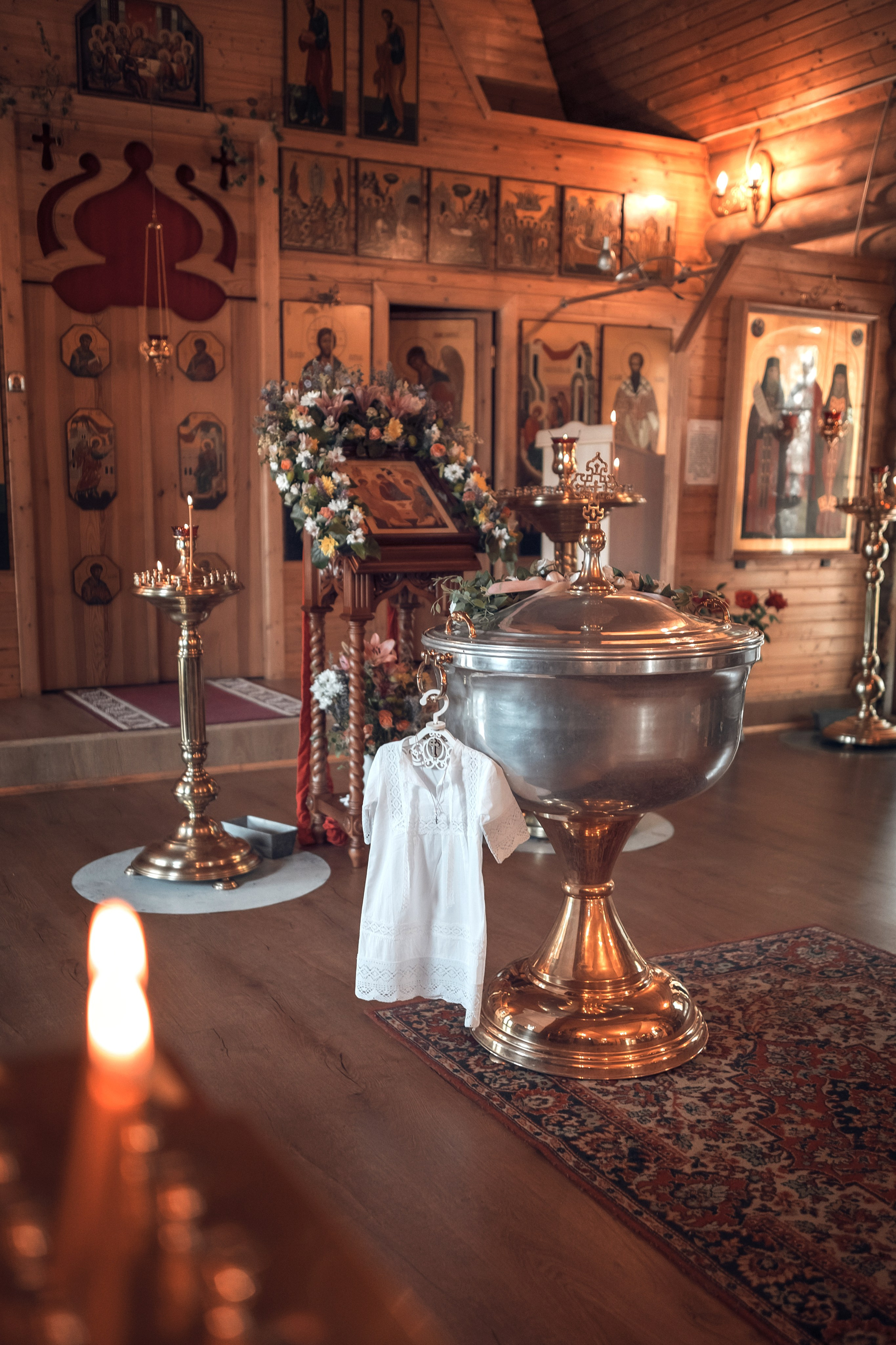 Таинство Крещения Варвары в Храме Рождества Пресвятой Богородицы. Главная