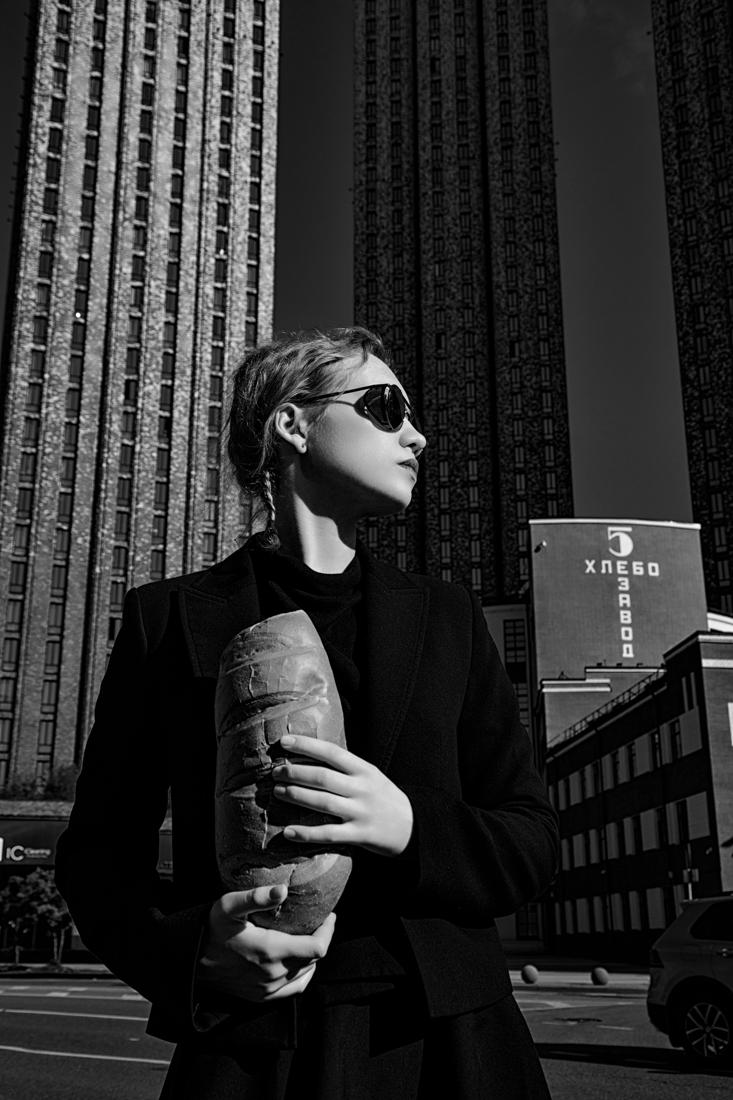 Стильная ЧБ фотосессия в Москве для Катюши. Семейный ФОТОГРАФ в Москве Елена Конд