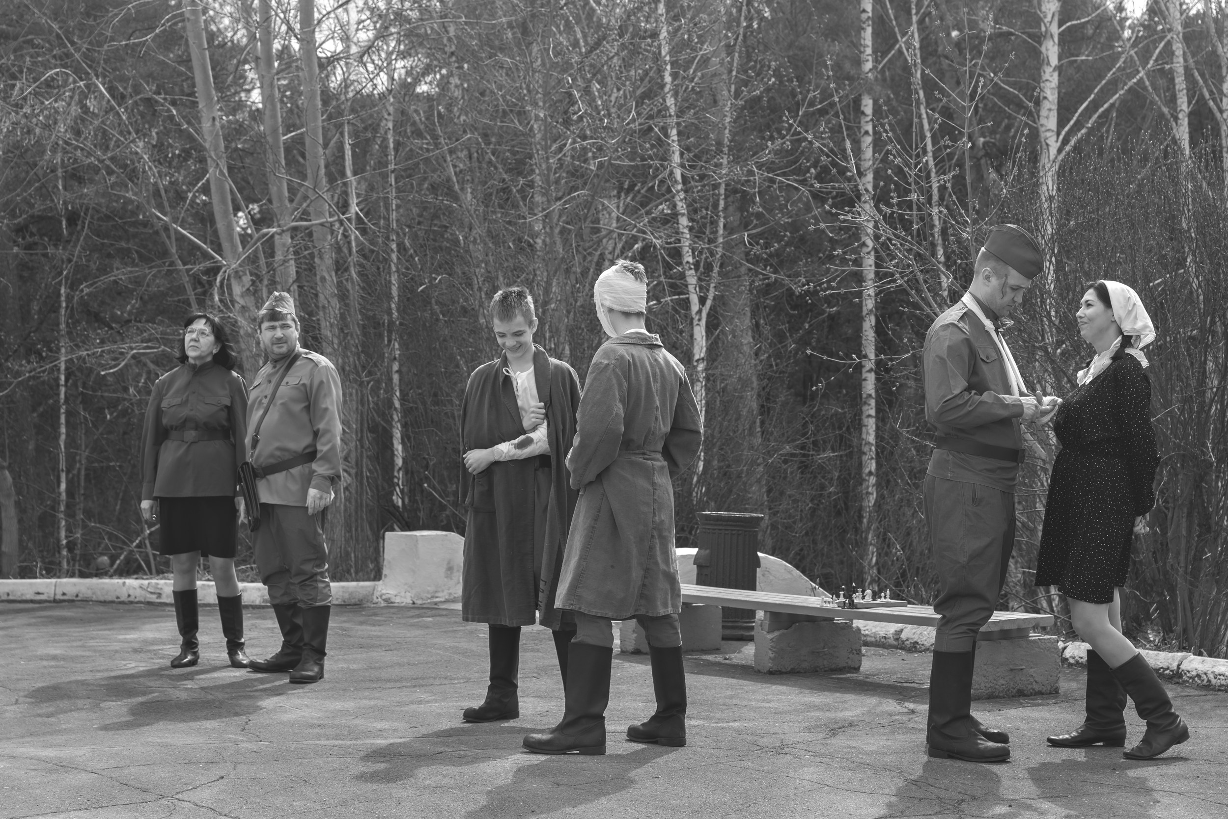 Фотопроект 9 мая! Был снят на территории Санатория Д. Дача, где в годы войны был госпиталь. Воссоздали картину тех лет. Свадебный и семейный фотограф в Кыштыме Челябинске Марина Шигапова