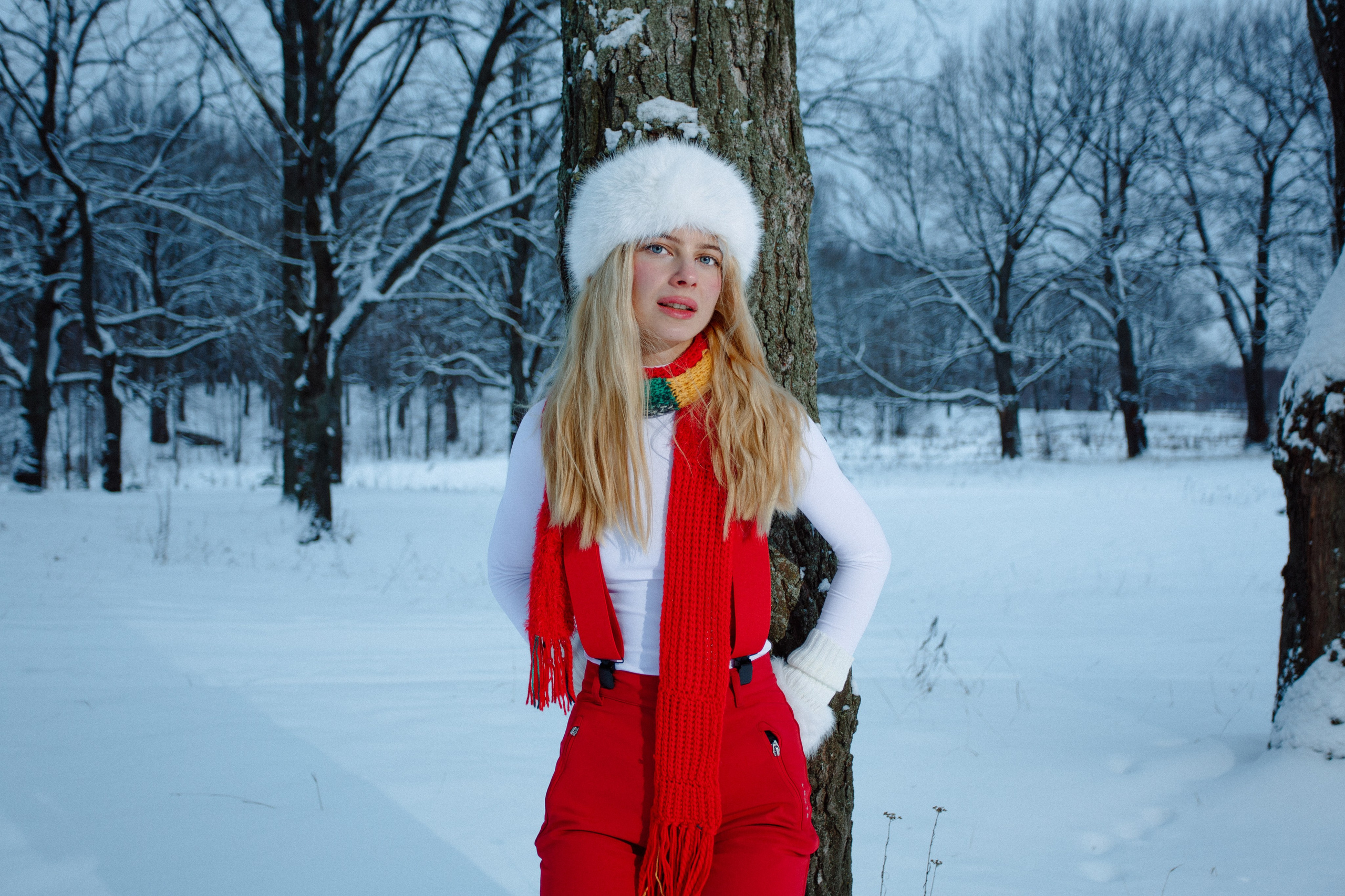 Зимняя фотосессия девушки на льду в Нижнем Новгороде. Фотограф в Нижнем Новгороде Александр Хамов