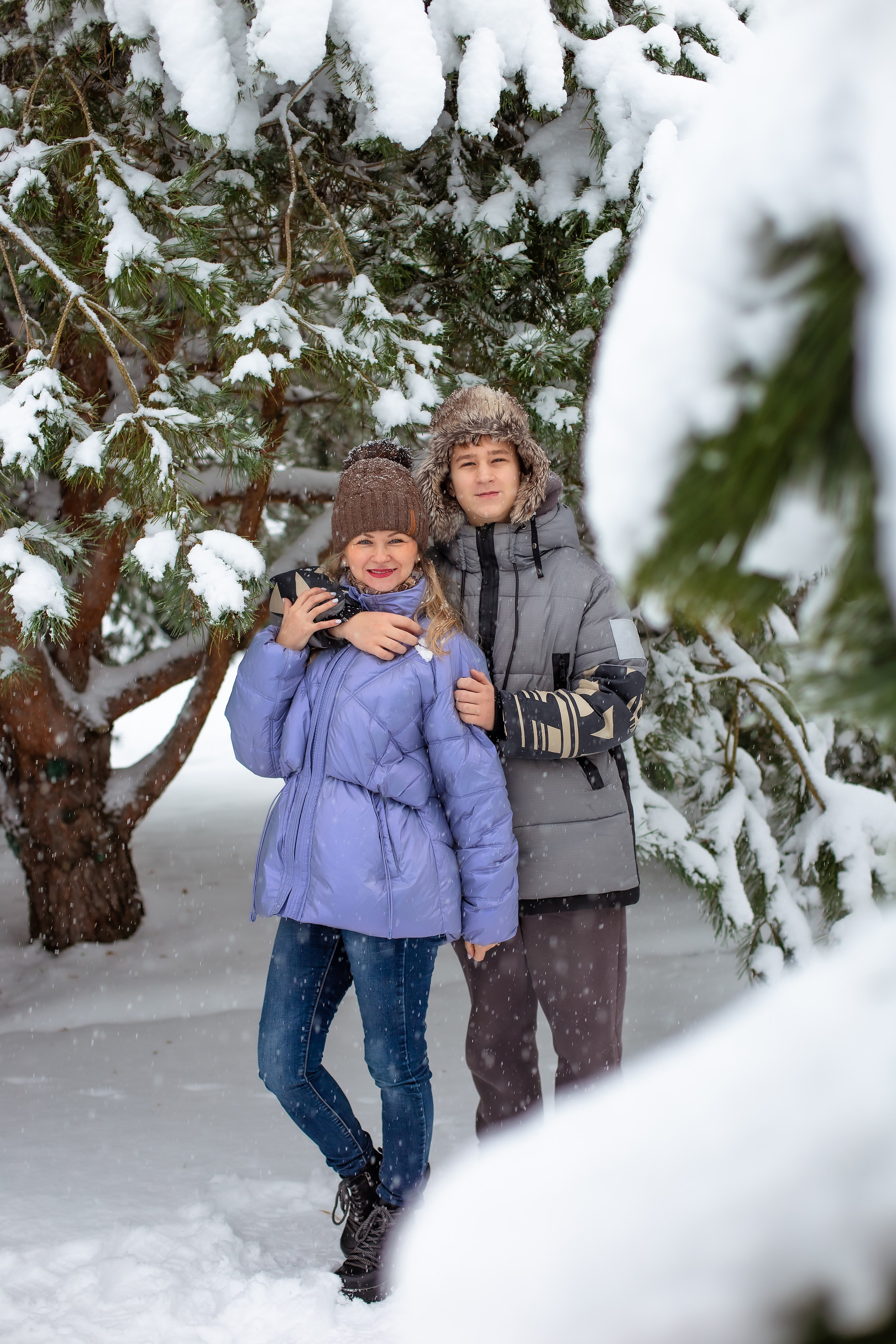 Катя и Тима. Когда выпал снег. Фотограф в Калининграде Решетникова Алина