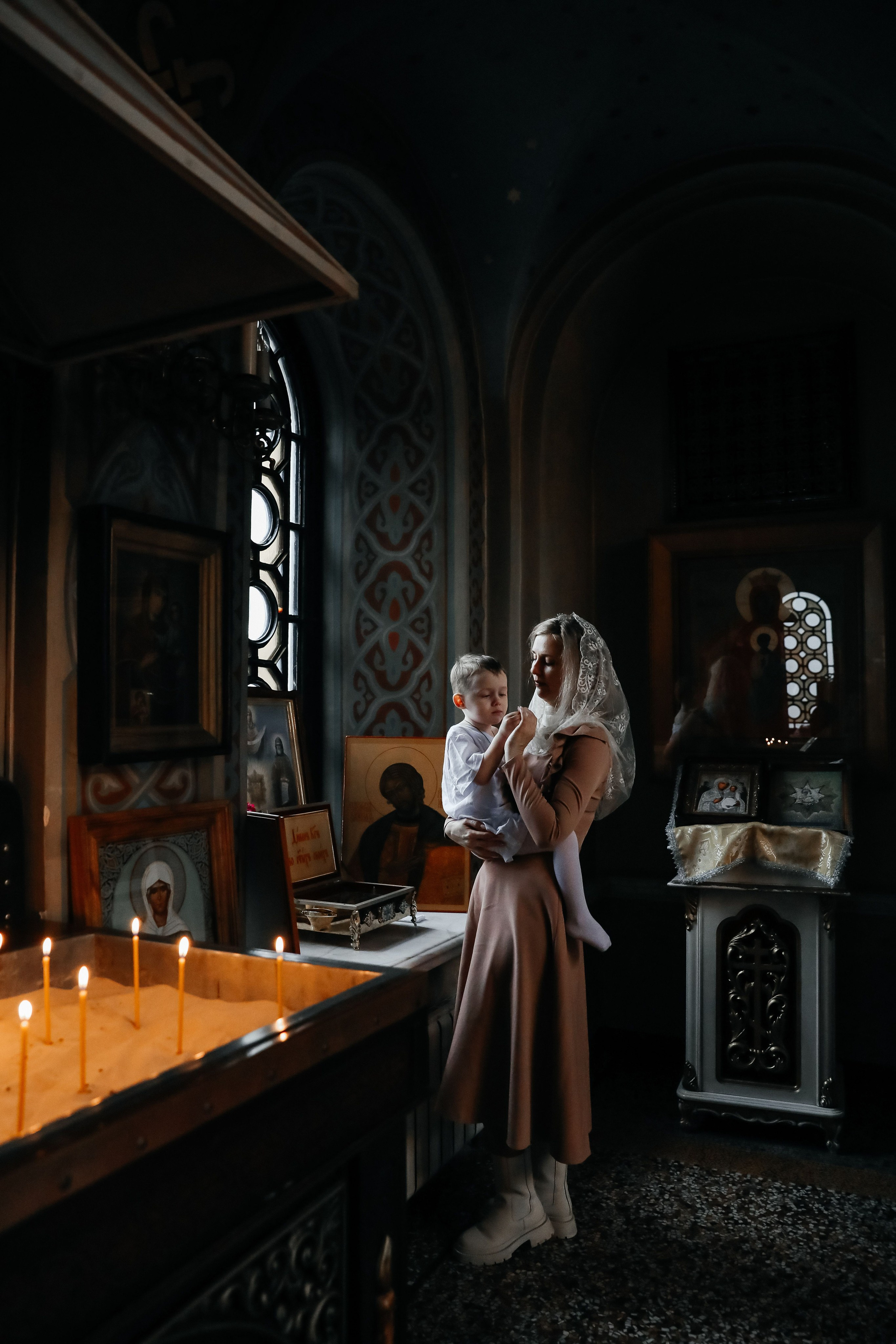 Крещение Виктор Воскресения Христова. Свадебный и семейный фотограф в Севастополе и Крыму Анастасия Сураева