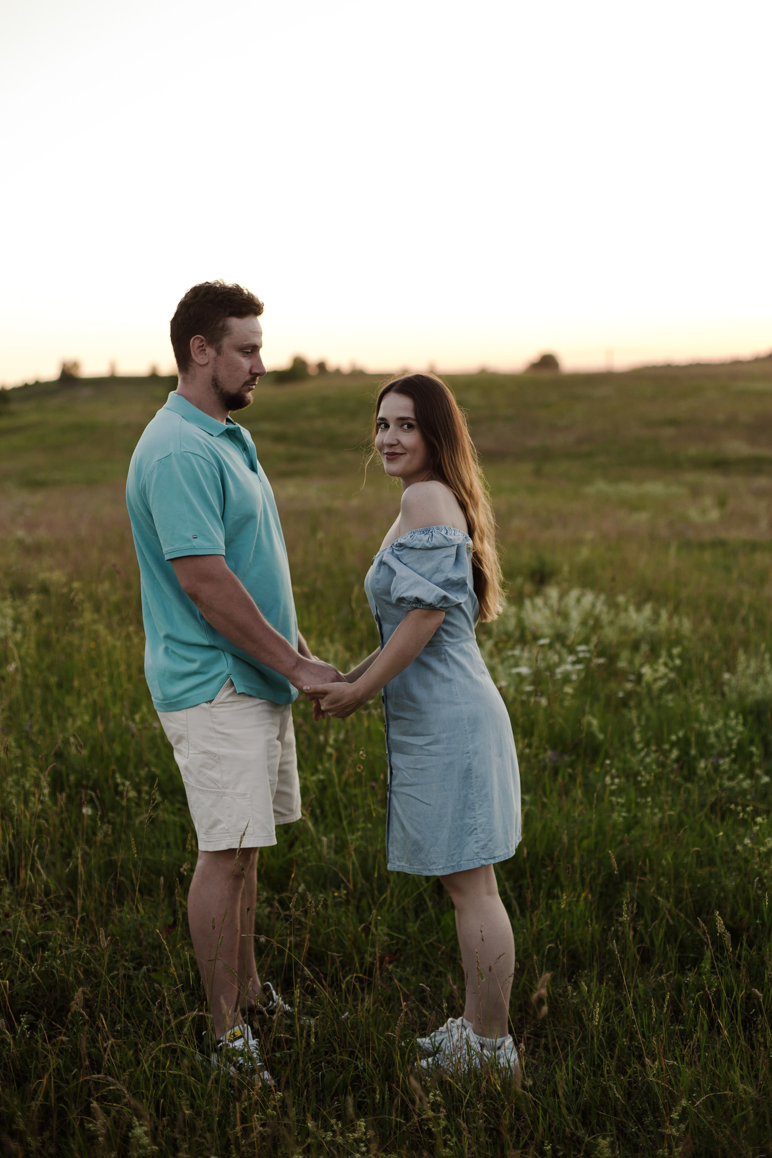 Колтушские высоты — Марина и Сергей. Портретный фотограф в Санкт-Петербурге Элина Ситникова