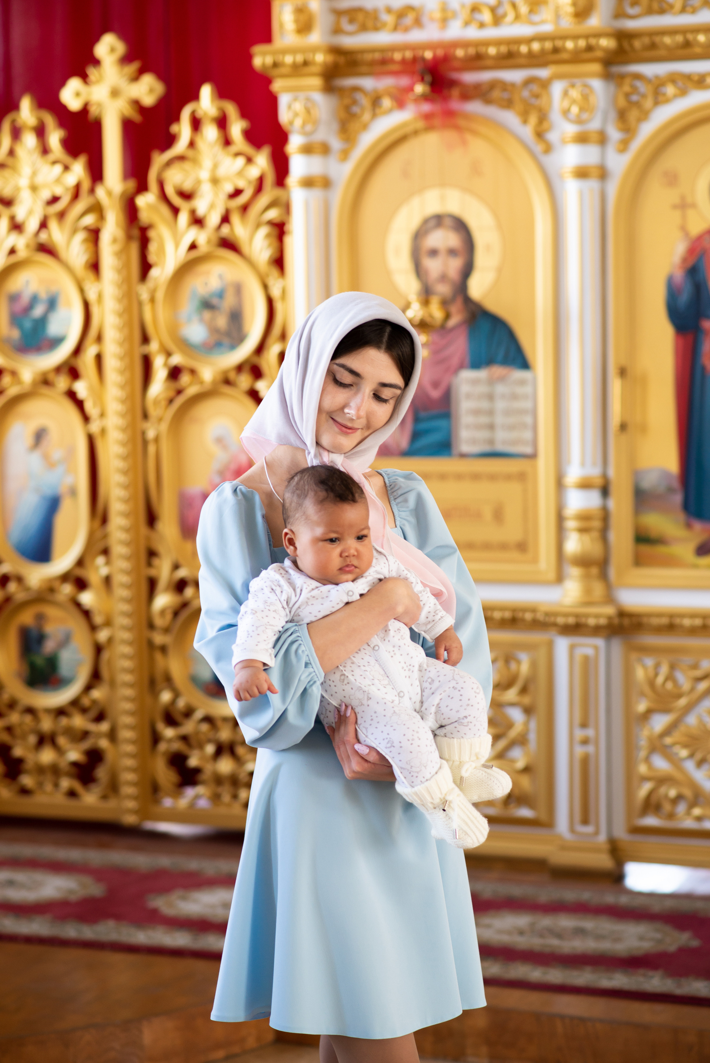 Таинство крещения. Фотограф Татьяна Ульянова. Съёмка выписки из роддома, Таинства Крещения