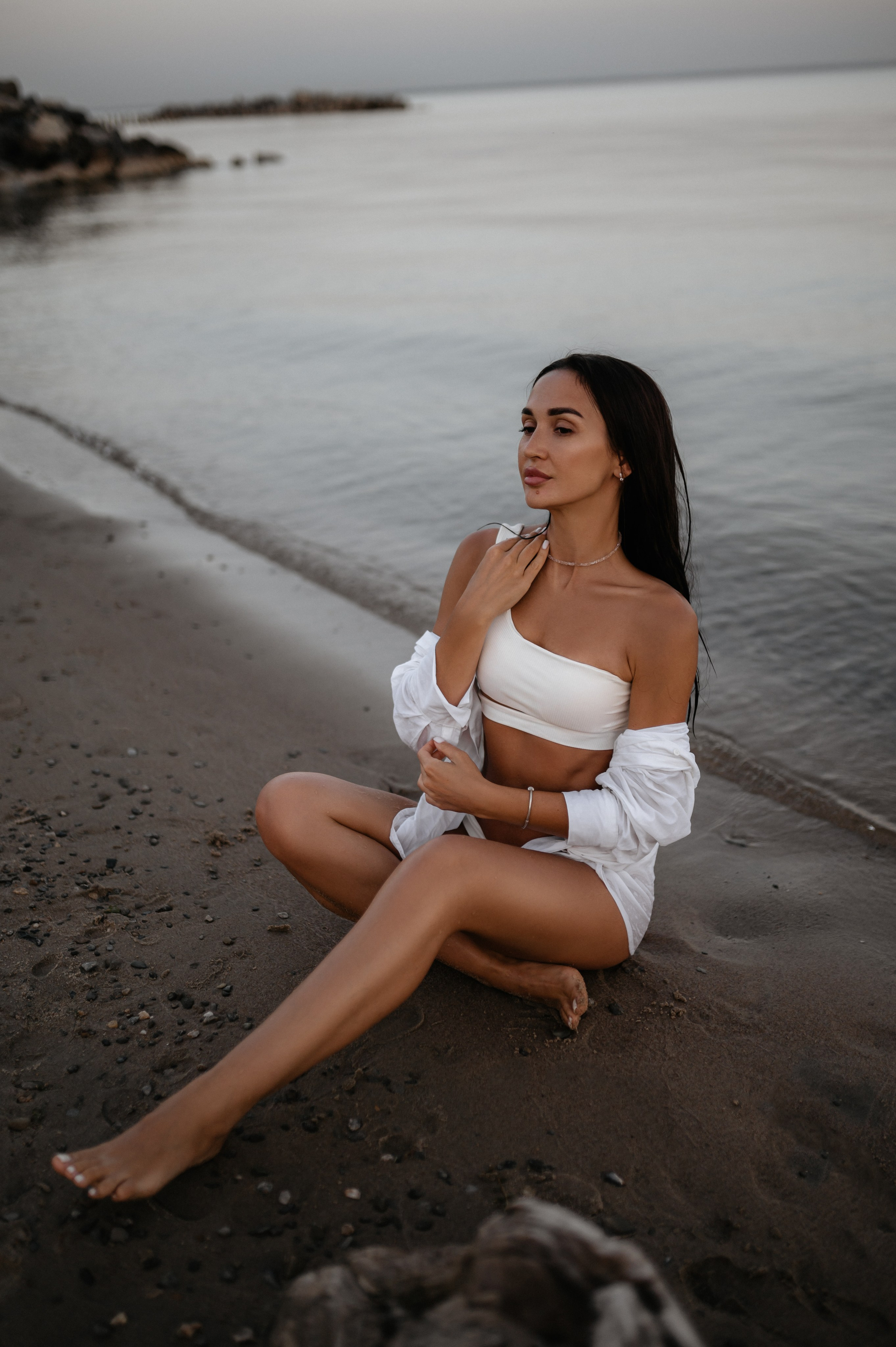 Закат на пляже. Главная