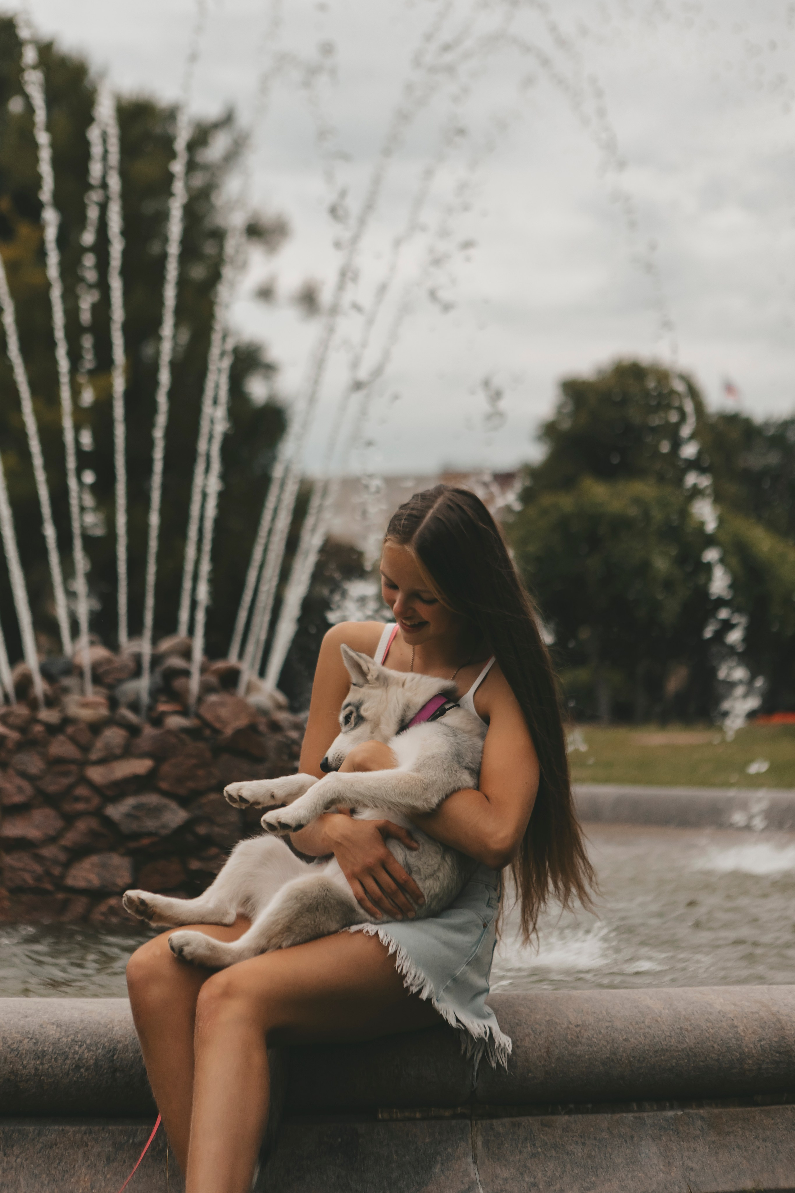 Милана и Белка. Фотограф-анималист в Санкт-Петербурге Алина Яхонт