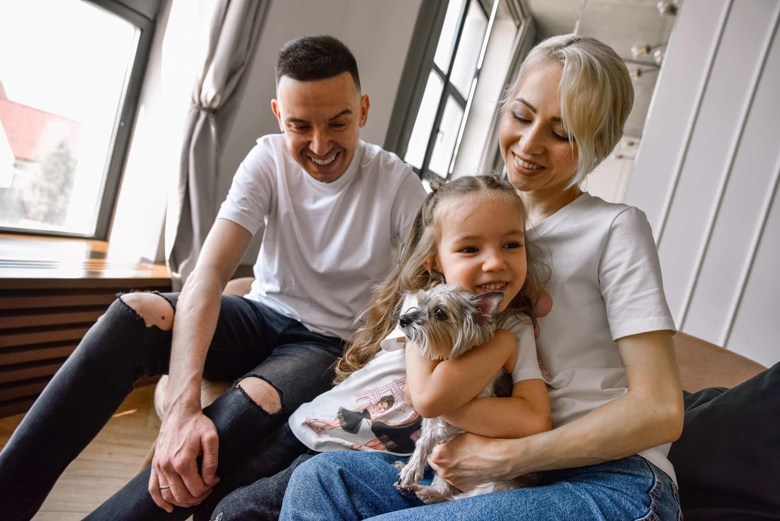 Семья Лаши и Яны