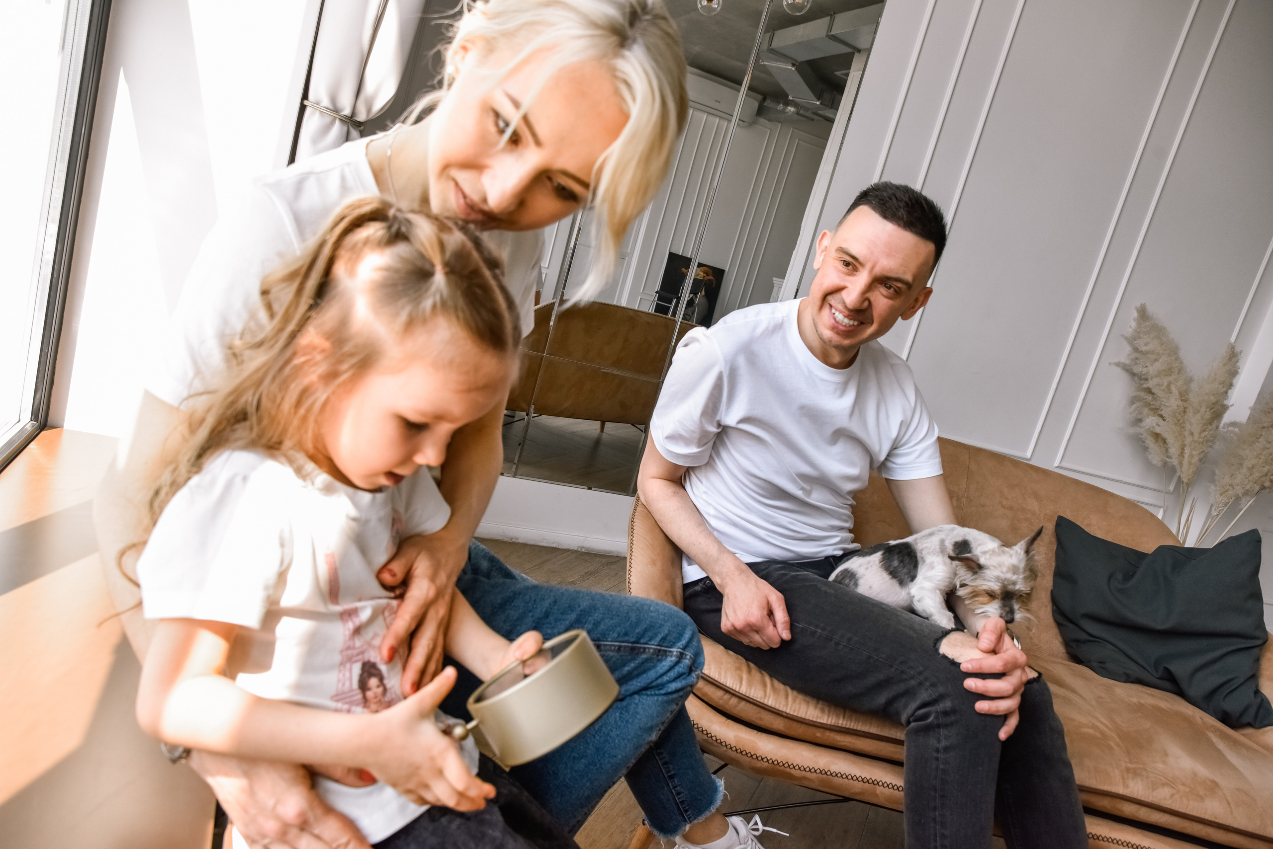 Семья Лаши и Яны