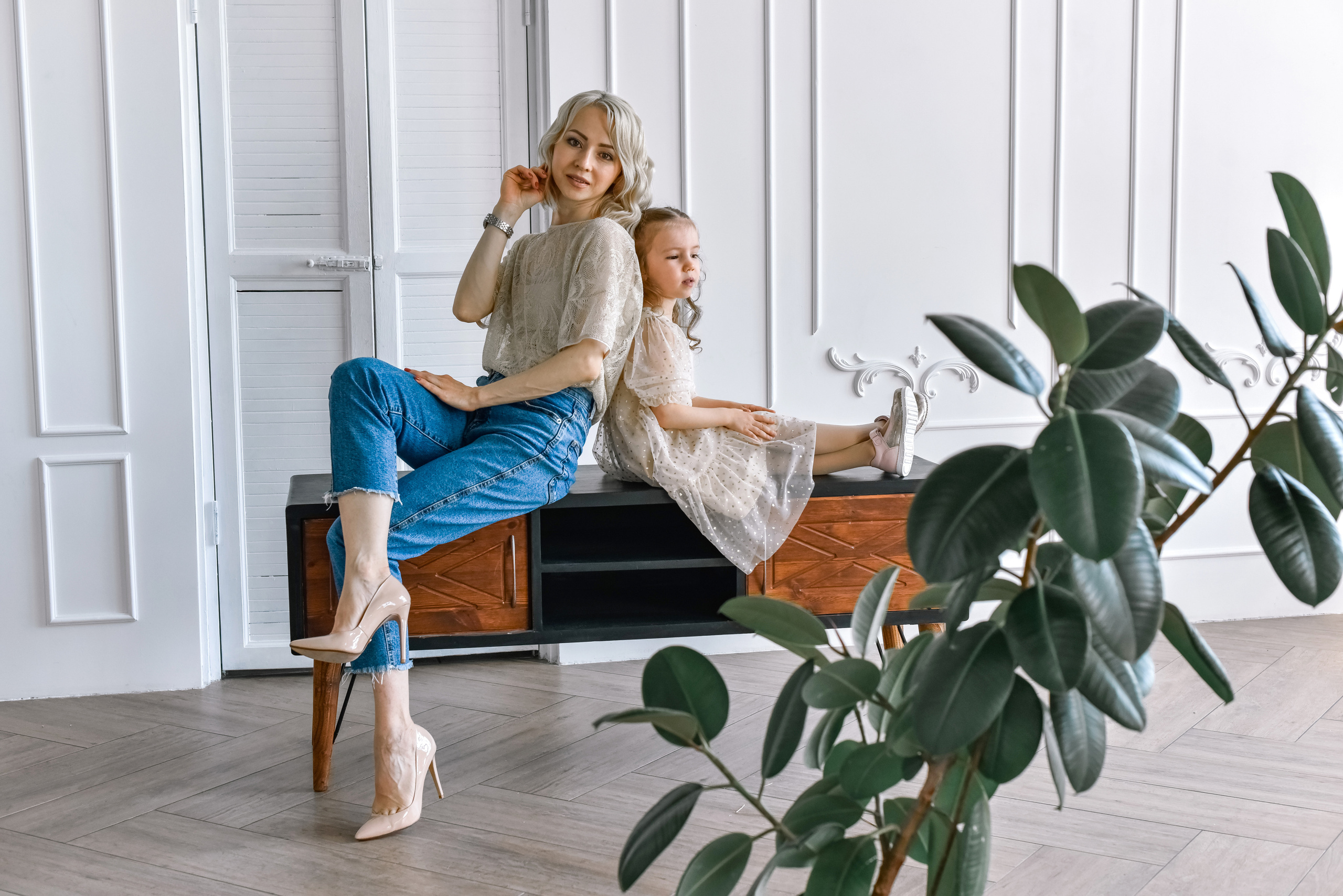 Семья Лаши и Яны